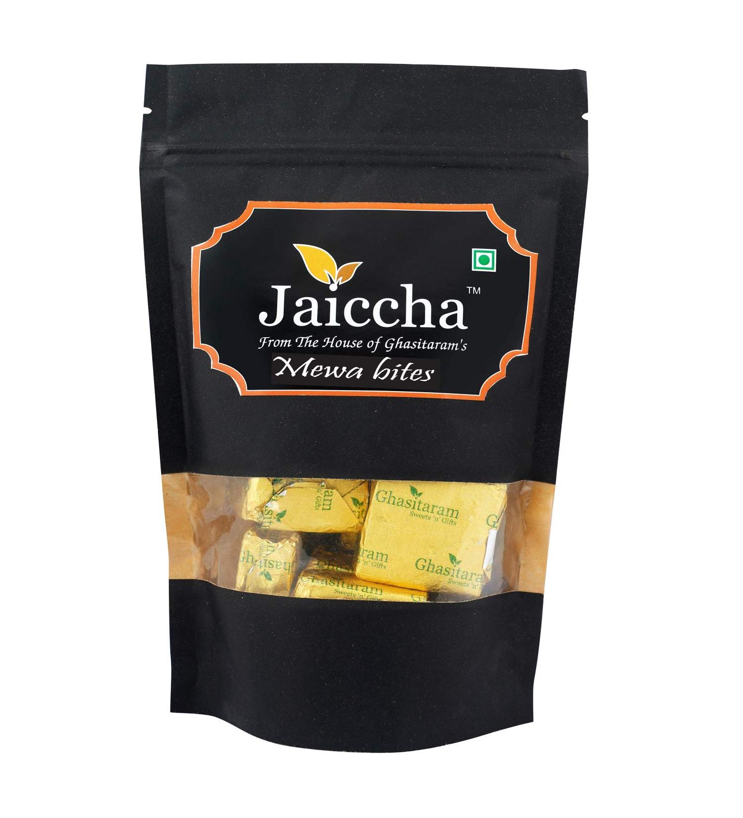 Jaiccha Ghasitaram MEWA Bites 200 GMS in Black Paper Pouch - Buy Online on SooperMarket.com