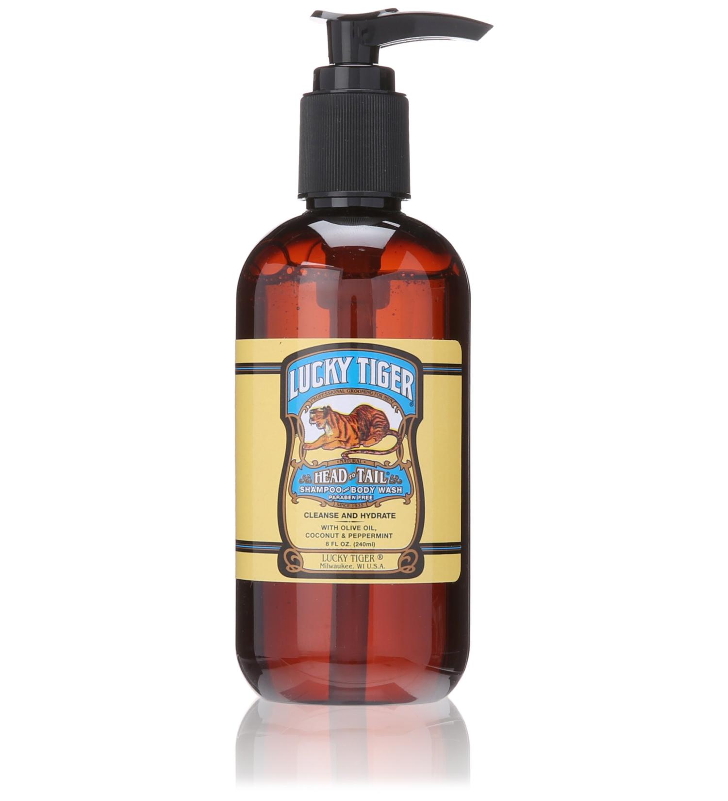 Buy Lucky Tiger Shampoo and Body Wash 8oz - Best International Shipping for Premium Grooming - Buy Online on SooperMarket.com