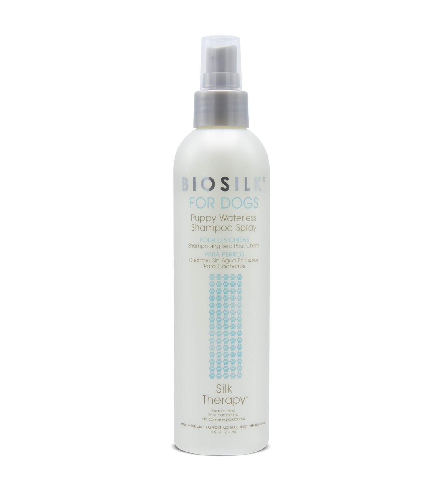 Biosilk Puppy Waterless Shampoo Spray - Silk Therapy for Dogs (8 fl oz) - Buy Online on SooperMarket.com