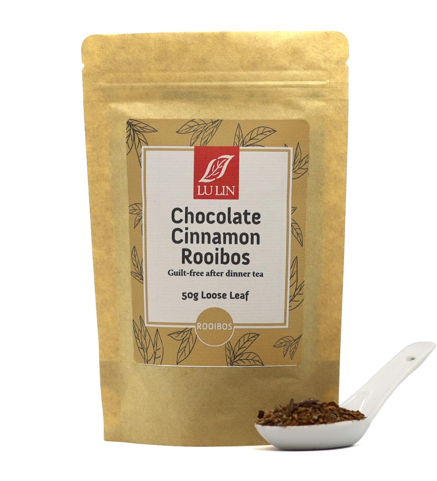 LuLin Teas Chocolate Cinnamon Rooibos Loose Tea 50 g Loose Tea 50 g - Buy Online on SooperMarket.com