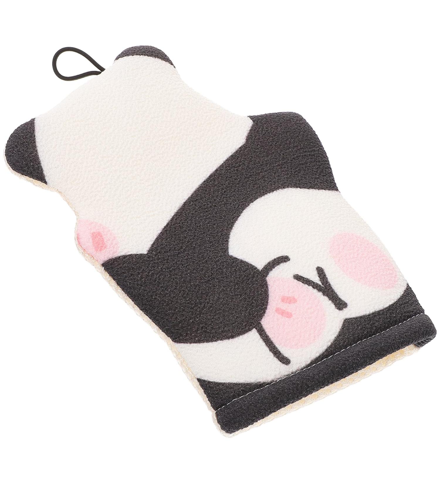 Buy Exfoliating Bath Gloves | 2-in-1 Cleaning & Scrubbing Mitts | Compact Viscose Shower Accessories for Soft Skin - Buy Online on SooperMarket.com
