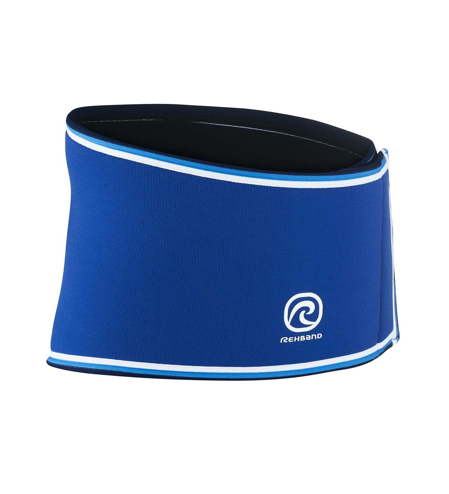 Rehband RX Back Bandage - 7mm Neoprene Stabilizer Belt for Back & Lumbar Support | Anatomical Fitness & Everyday Use - Blue S - Buy Online on SooperMarket.com