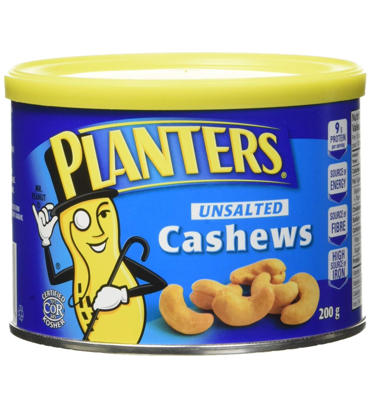 Planters Cashews Unsalted 200g - Buy Online on SooperMarket.com