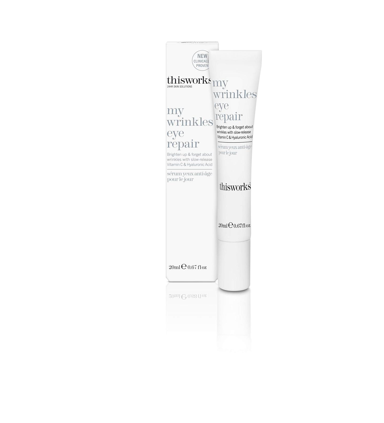 thisworks Eye Wrinkle Repair Serum - Vitamin C + Hyaluronic Acid 20ml - Buy Online on SooperMarket.com