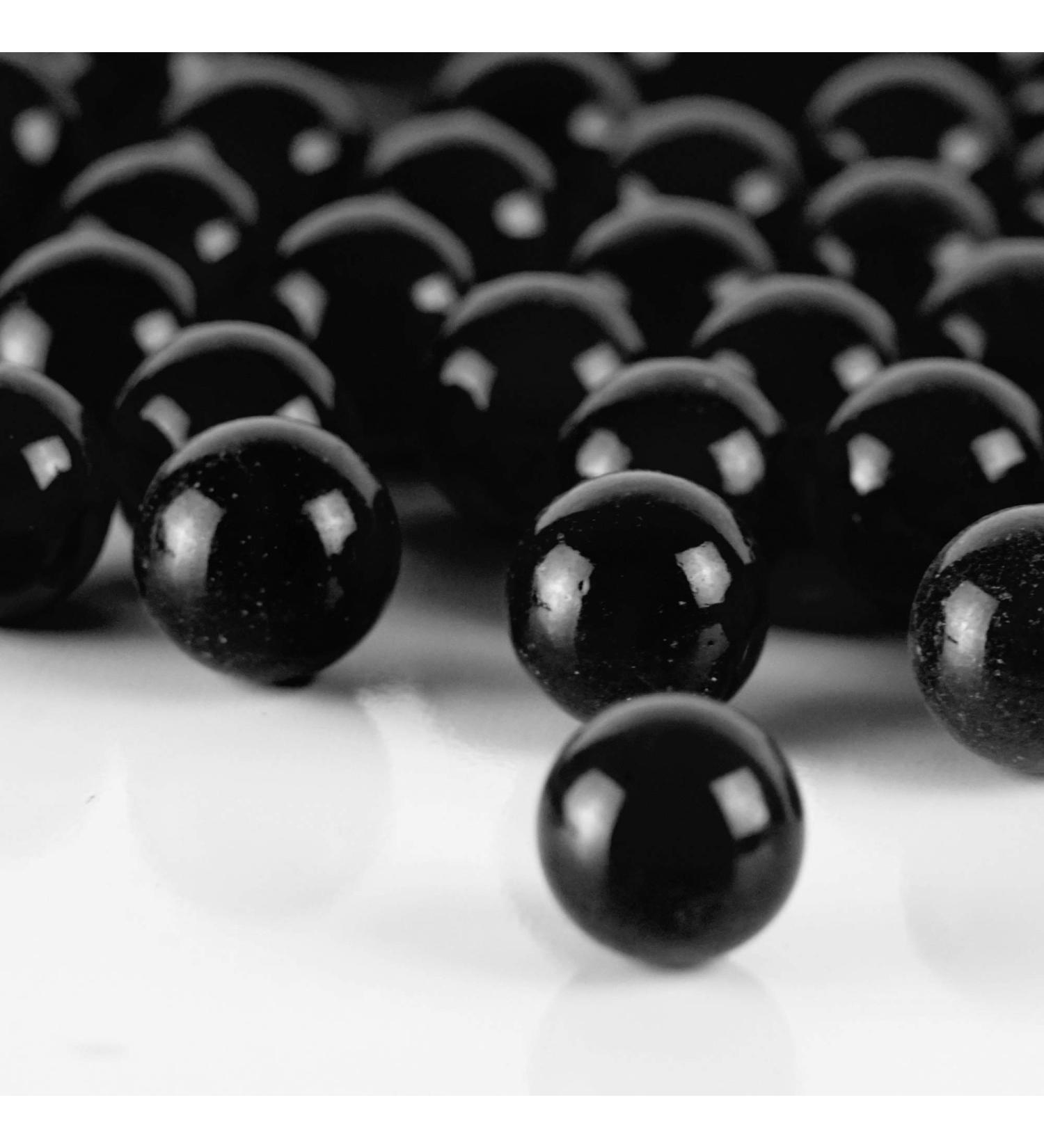 Black Glass Marble Vase Filler 1 LB | Aquarium Round Beads | Decorative Gem Pebbles - Buy Online on SooperMarket.com