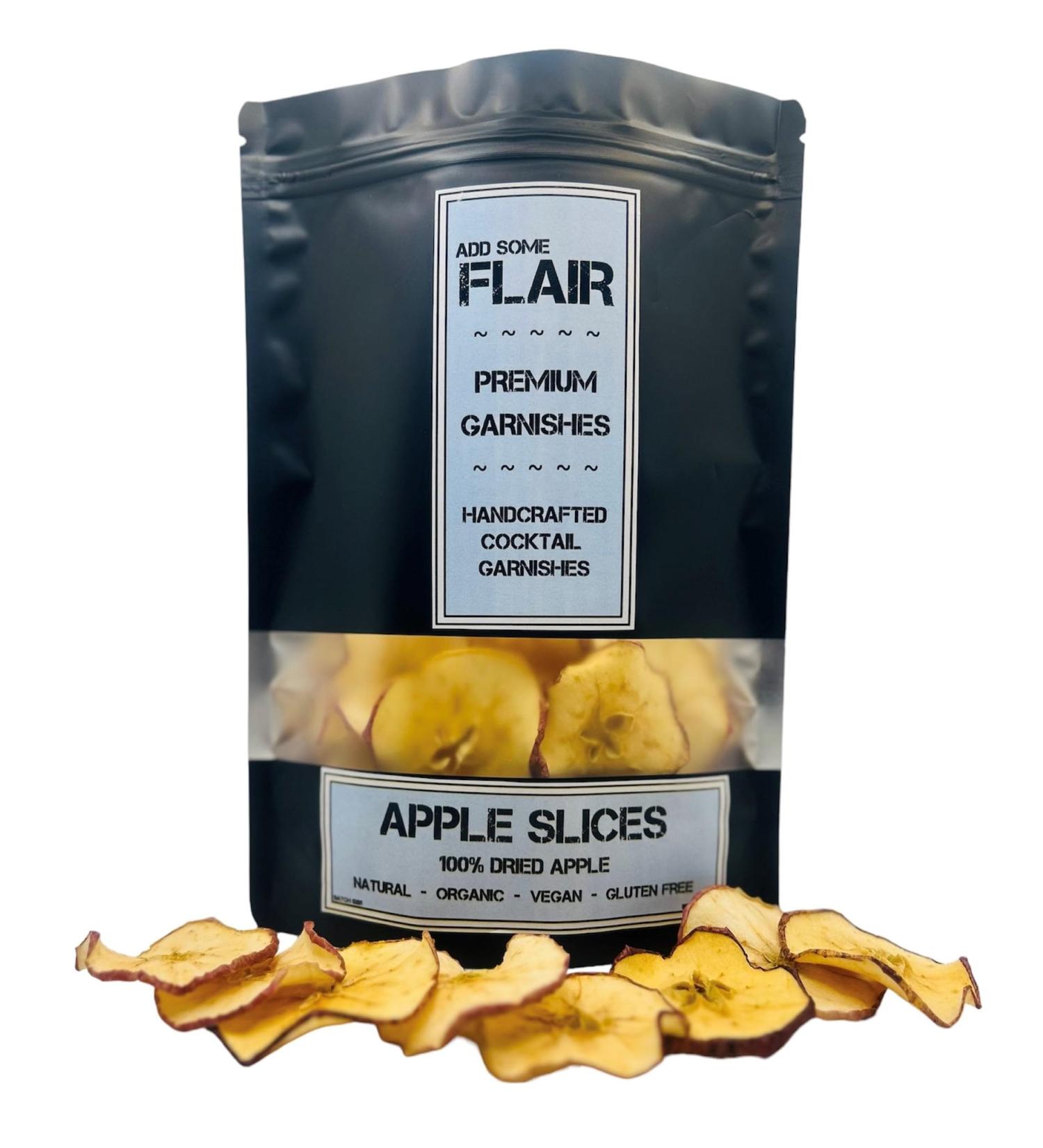 Dried Apple Slices - Premium Dehydrated Cocktail Garnishes - 35 Servings (50g Approx) - Buy Online on SooperMarket.com