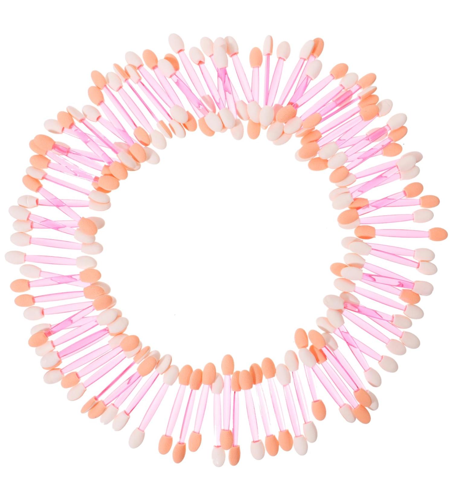 Baluue 100pcs Eye Shadow Stick Cosmetic Eyeshadow Eyeshadow Sticks Mini Comestic Emulsion Pink 6.20X0.50X0.50CM Pink - Buy Online on SooperMarket.com