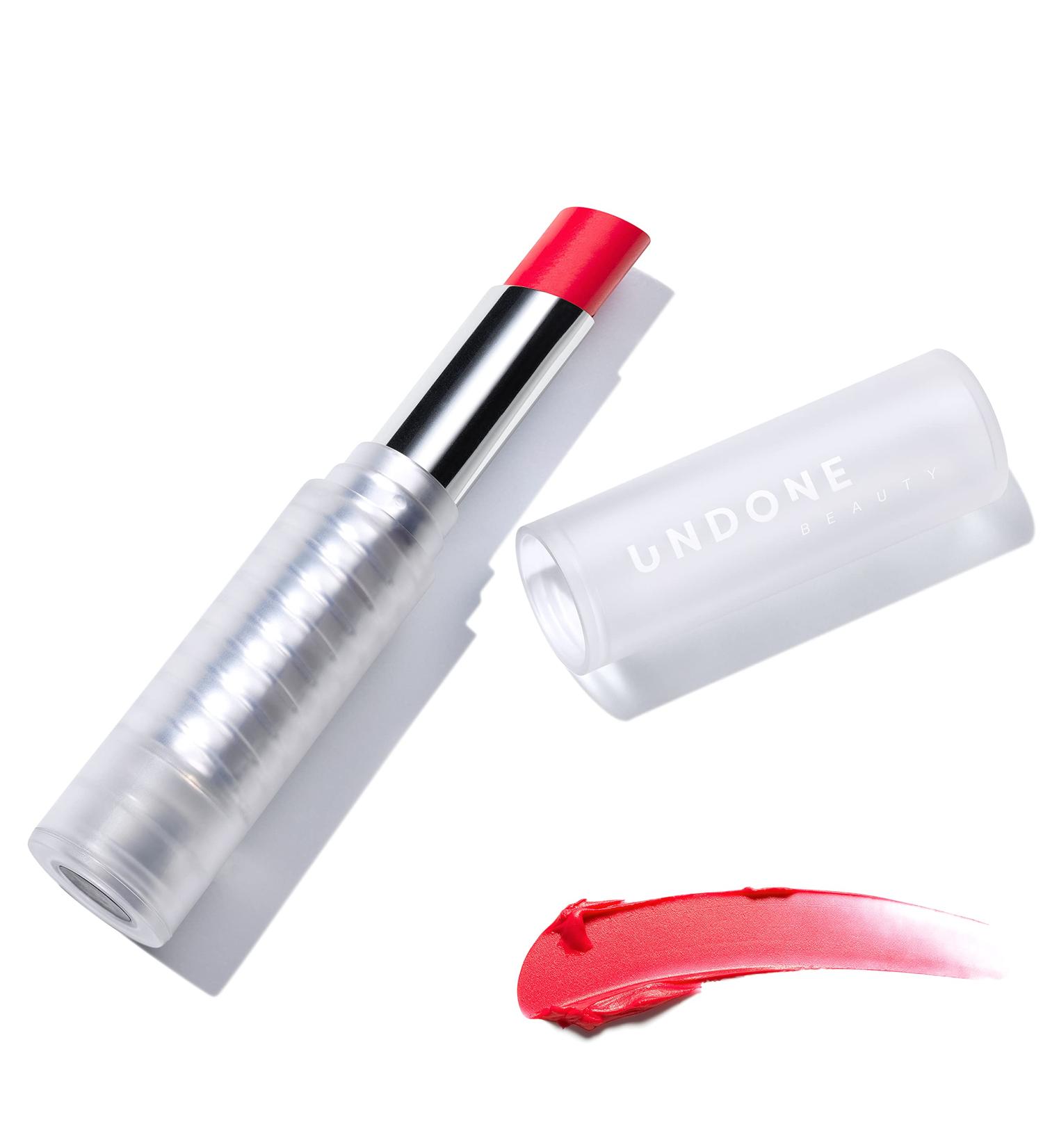 UNDONE BEAUTY Talk Lip Creamy: Flamingo Matte Lipstick with Aloe & Coconut - Vegan & Cruelty Free - Buy Online on SooperMarket.com