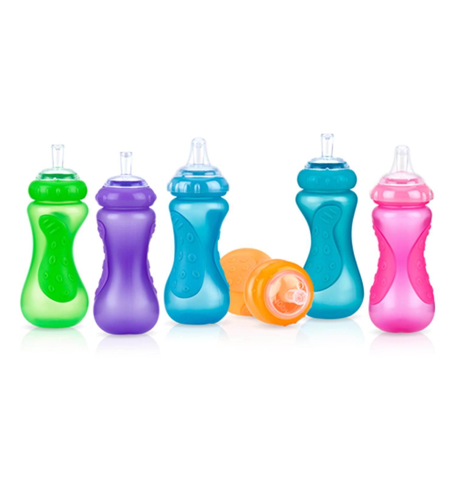 Nuby Plastic No-Spill Sport Sipper  10 Ounce Colors May Vary Multicolor - Buy Online on SooperMarket.com
