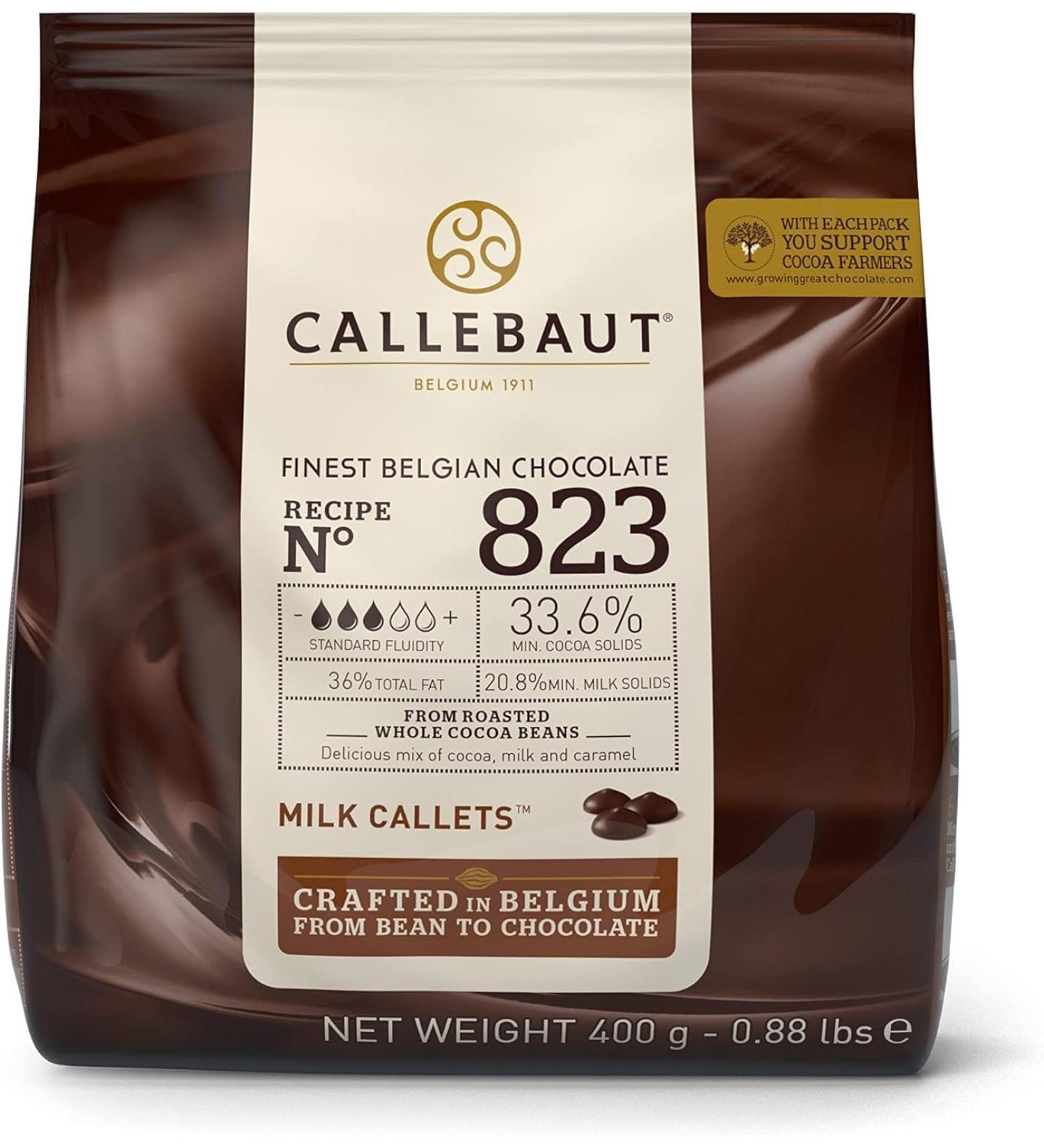 Callebaut Finest Belgian Milk Chocolate 400 g - Buy Online on SooperMarket.com