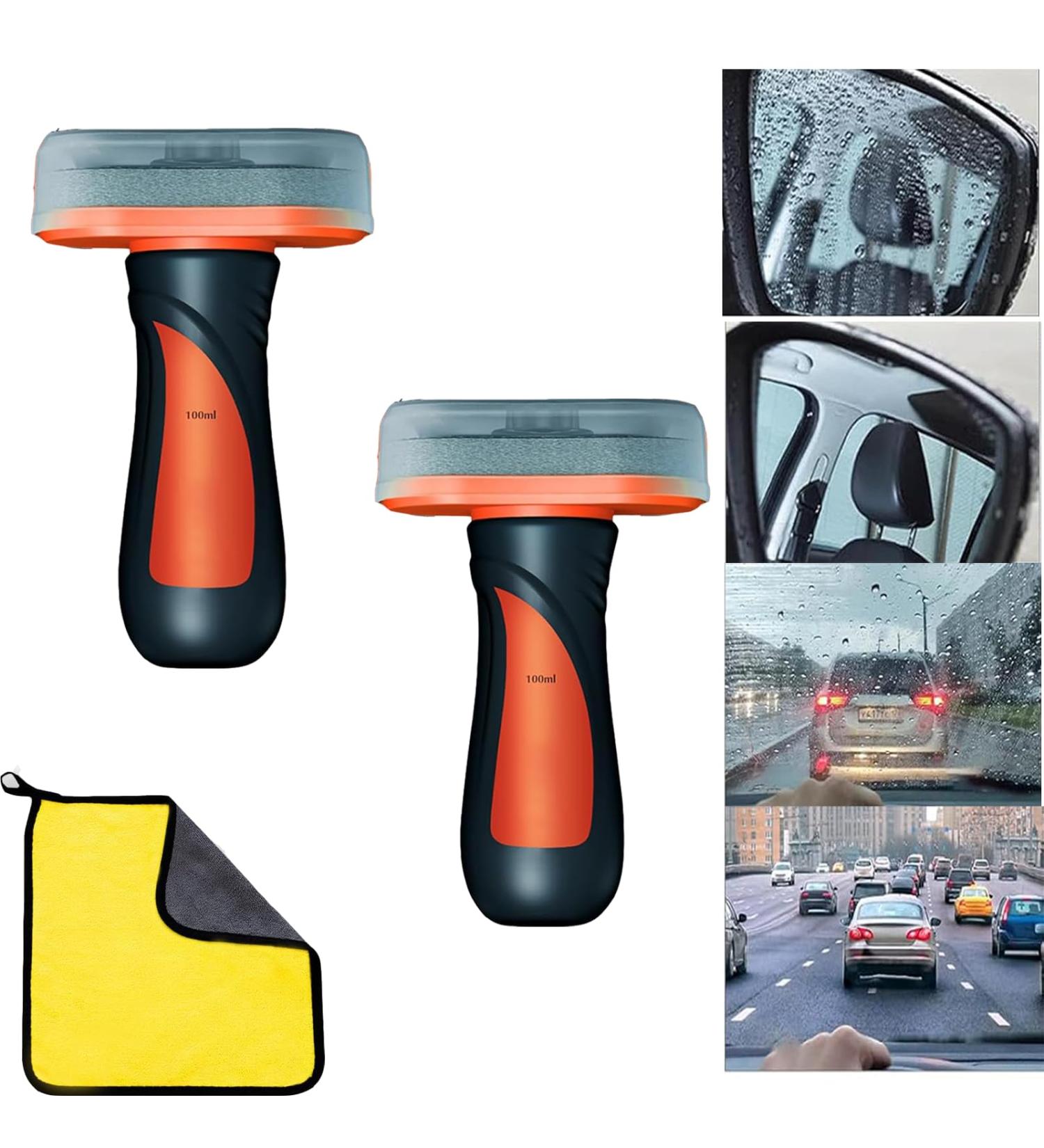 Louisx Glass Cleaning Board Glass Coating For Windshield Wemas Glass Cleaning Board Improves Clarity And Visibility For Enhancing The Visual Effects Of Automotive Windshields (2pcs) - Buy Online on SooperMarket.com