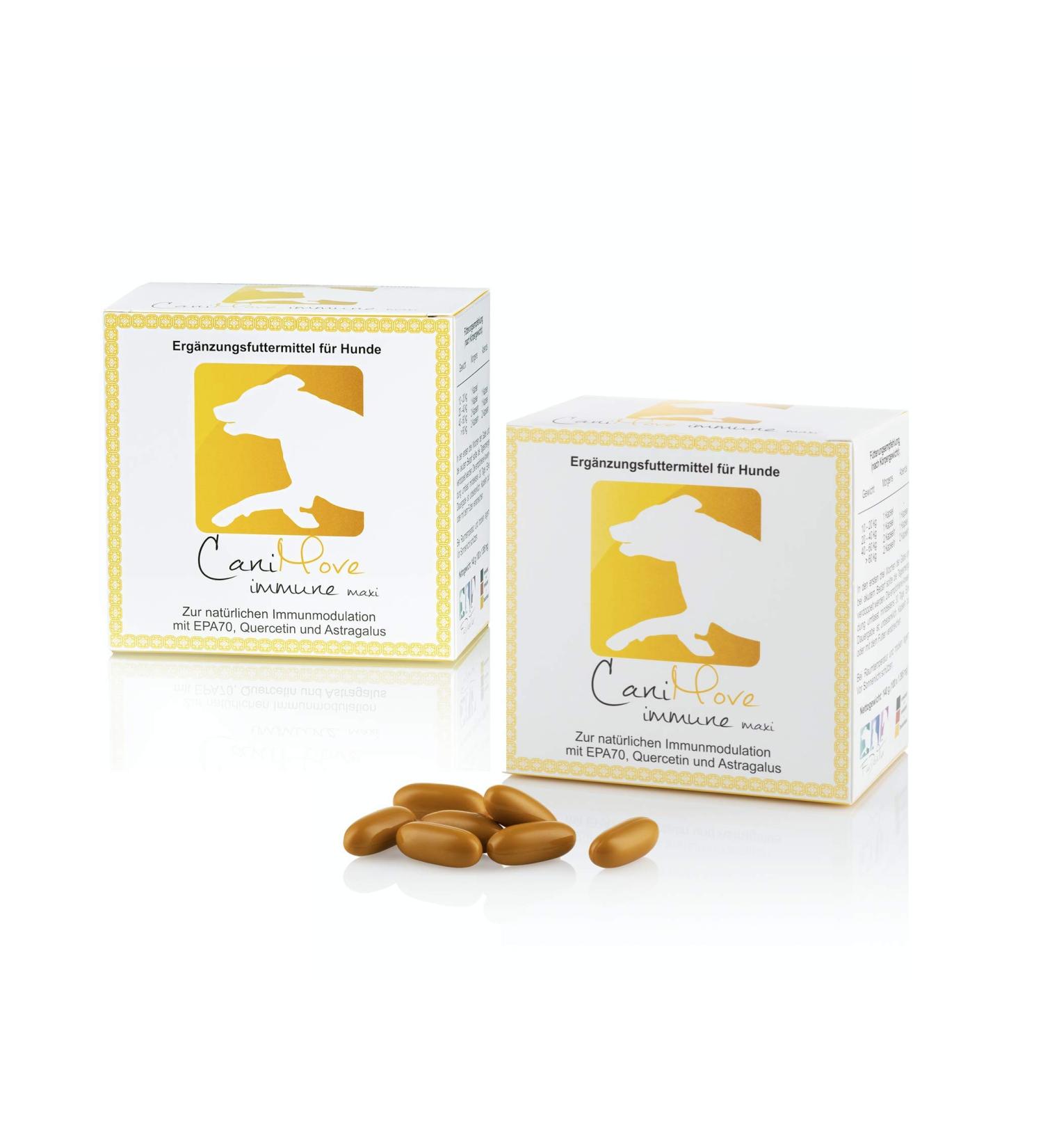 Canimove Immune Maxi Double Pack - 200 Capsules for Immune Support & Optimal Omega-3 Supply | International Shipping - Buy Online on SooperMarket.com