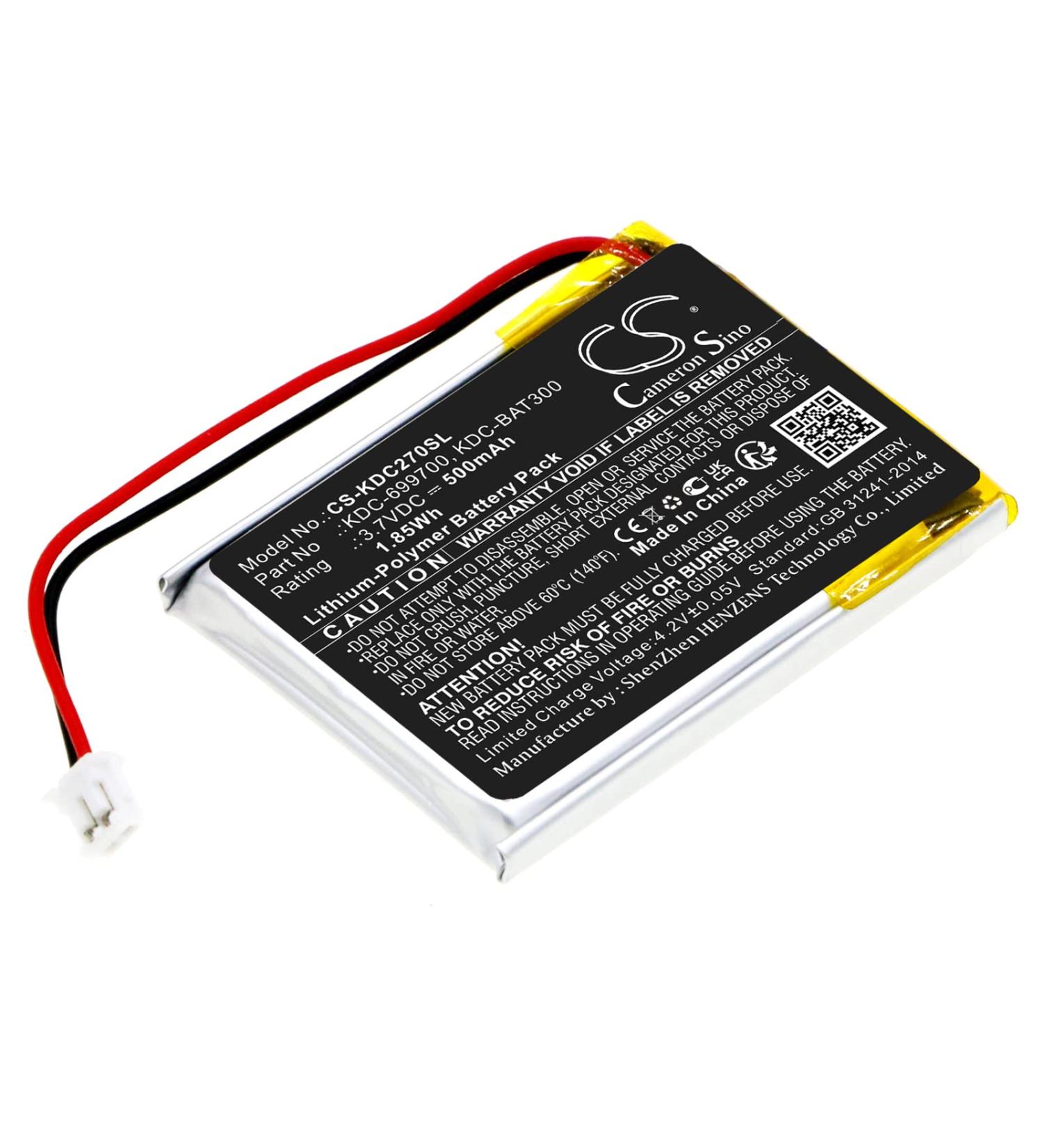 Battery Replacement for KOAMTAC KDC280 KDC300 KDC270 KDC30 - KDC-BAT300 & KDC-699700 | Fast International Shipping - Buy Online on SooperMarket.com