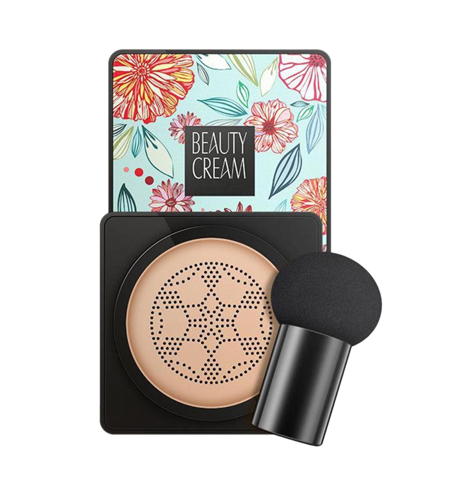 Lovelycat Mushroom Head Air Cushion BB Cream Even Skin Tone Makeup Base PrimerConcealer Lasting Nude Makeup Moisturizing Brightening Pigment CC Liquid Foundation (A-lvory) - Buy Online on SooperMarket.com