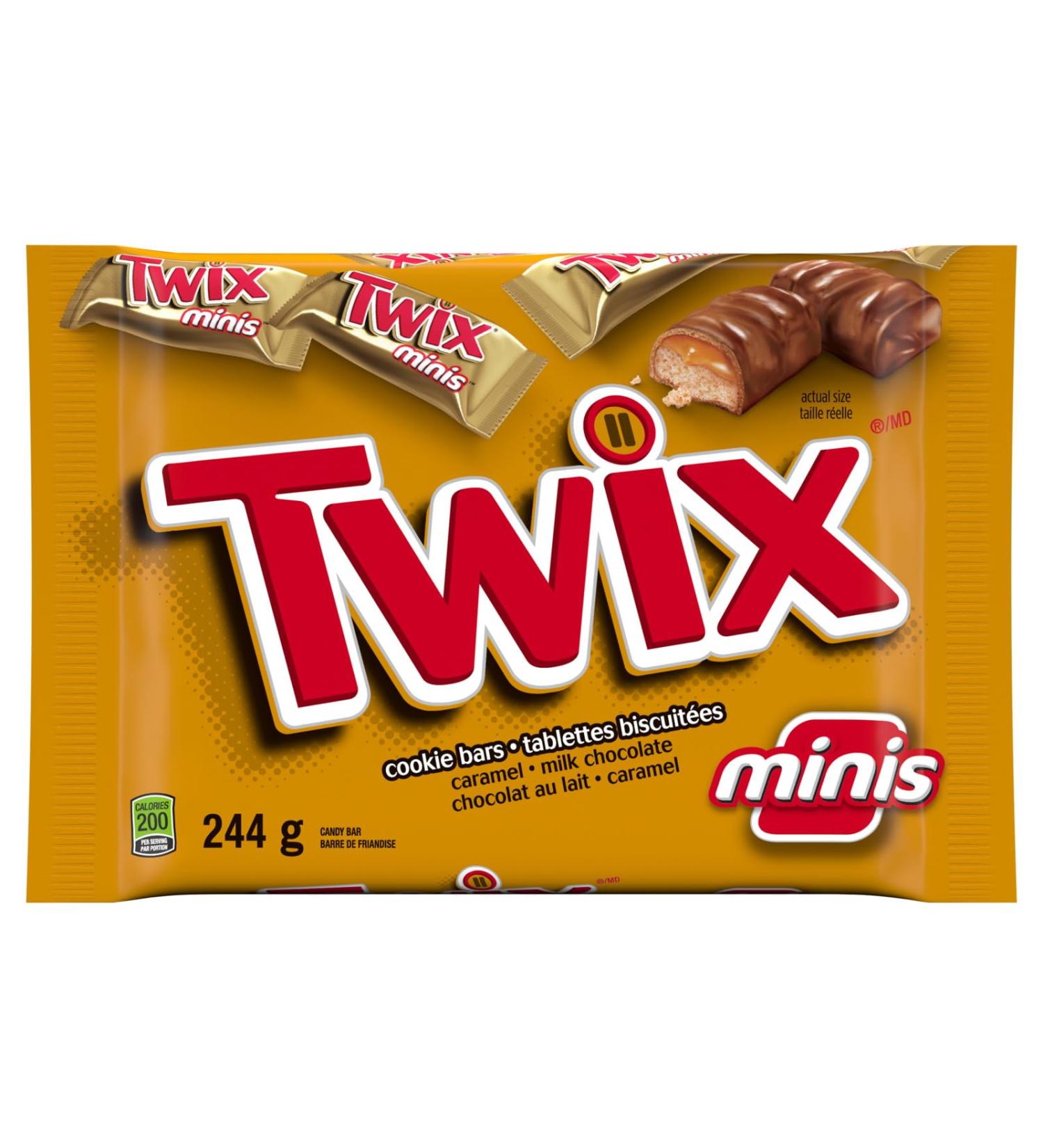 TWIX Chocolate Individually Wrapped Fun Size Candy Bars 244G - Buy Online on SooperMarket.com