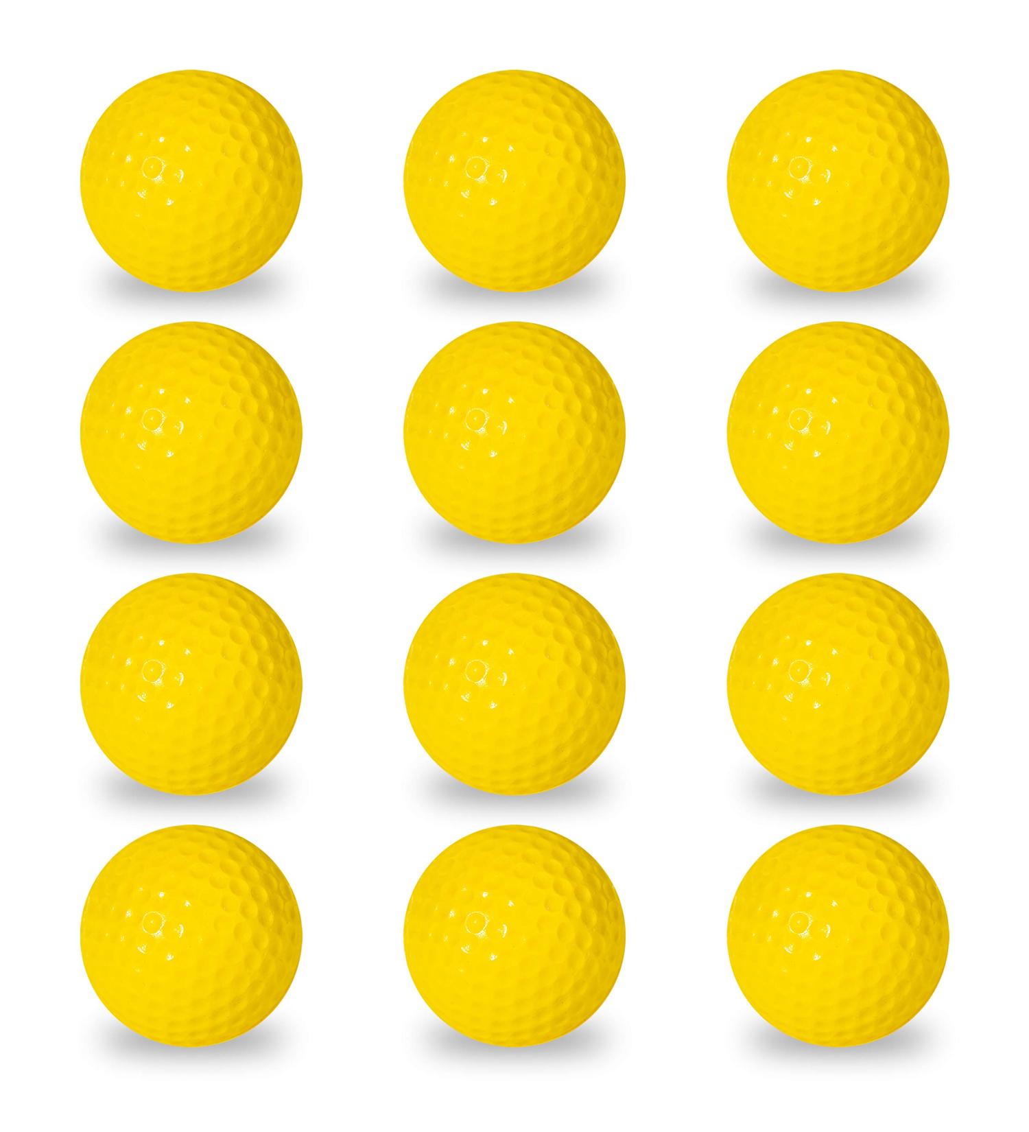 Franklin Sports Official Size Golf Balls - 12 Pack for Indoor/Outdoor Training - Restricted Flight for Backyard Practice - Foam Construction - Buy Online on SooperMarket.com