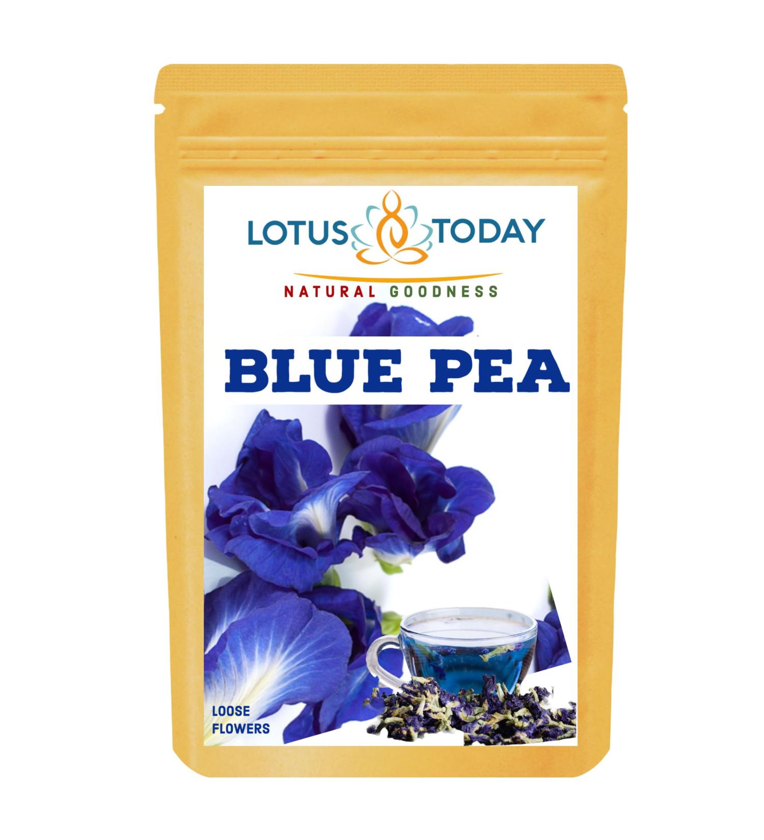 Blue Pea Flower Tea whole Loose flowers 30grams delicate and Colourful Herbal Tea - Buy Online on SooperMarket.com