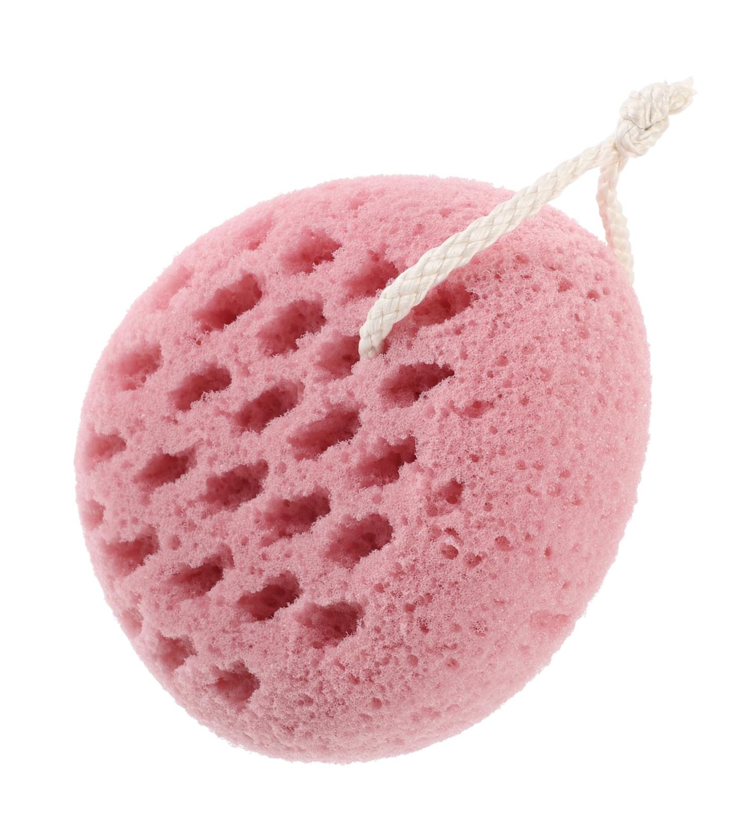 BCOATH Bath Stuff Body Wash Sponge Loofah Body Scrubber Exfoliating Sponge Bath Sponge Swirl Bath Shower Loofah Body Sponge Scrub Mesh Sponge Miss Bath Ball Frosted Pink Polyurethane - Buy Online on SooperMarket.com