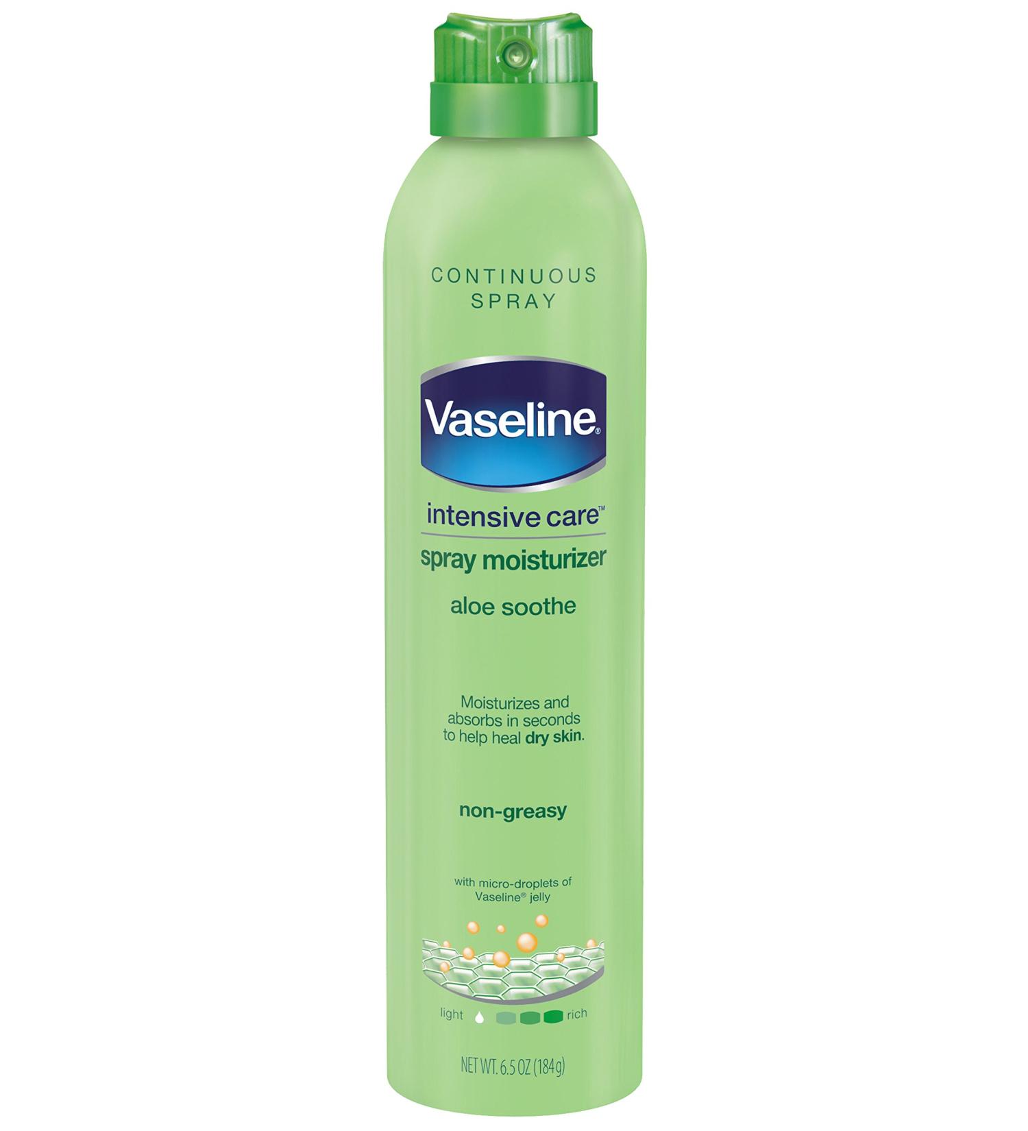 Vaseline Spray & Go Moisturizer Aloe Fresh - 6.5 Fl Oz - Hydrating Fast Absorbing International Shipping Available - Buy Online on SooperMarket.com