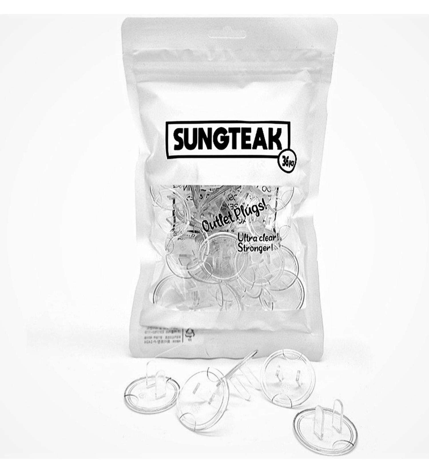 SUNGTEAK Premium Outlet Plug Covers - Childproof Electrical Protector Caps - 25 Pack Baby Safety Clear Products - Child Proofing Plug Covers for Outlets - Buy Online on SooperMarket.com
