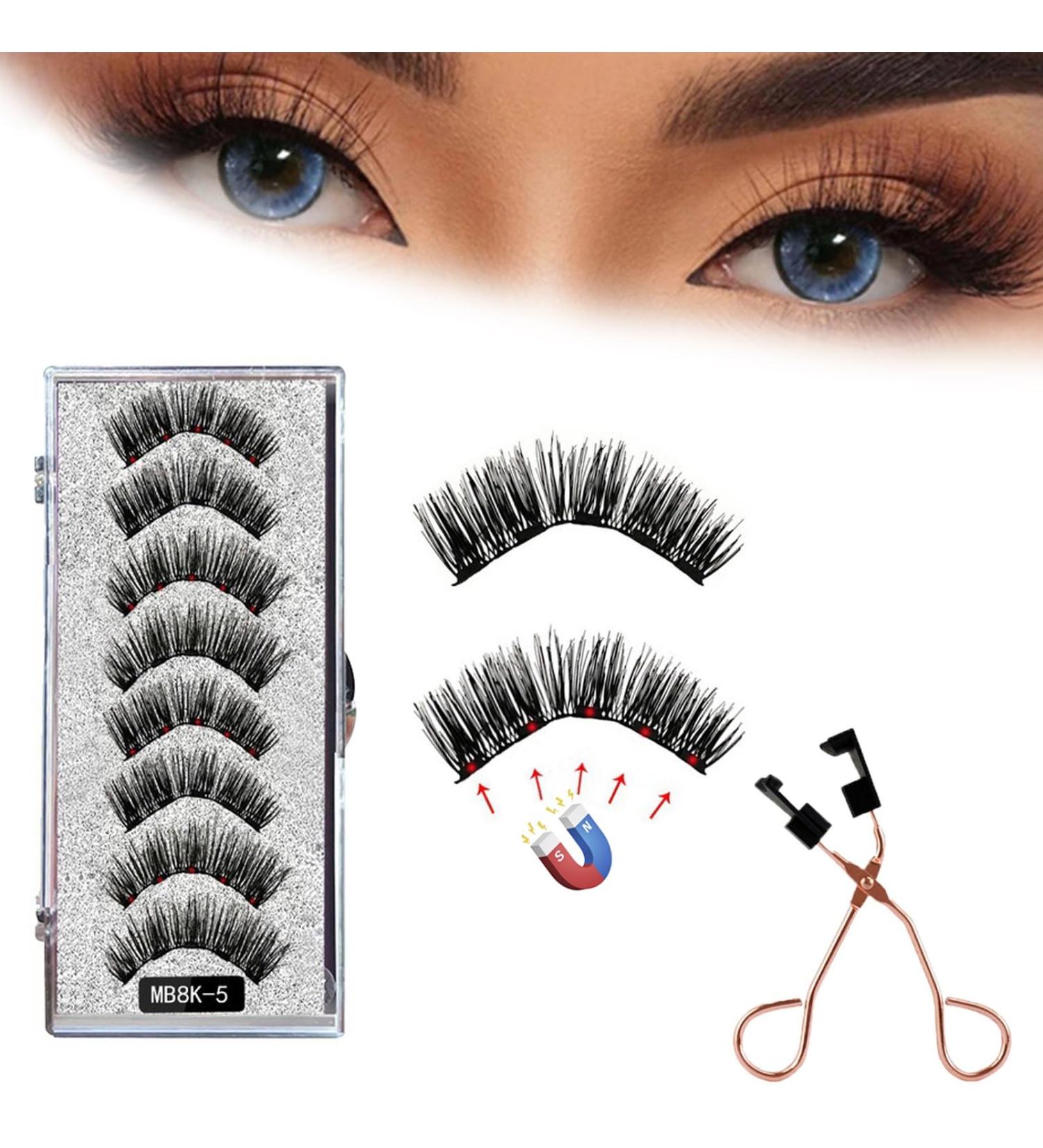 Marvulur Magnetic Eyelashes Marvulur Magnetic Eyelash Kit Marvulur Magnetic Eye Lashes Giant Magnetic Lashes Marvulur Reusable Magnetic Eyelashes Marvulur Lashes Marvulur Eyelashes(MB8K) - Buy Online on SooperMarket.com
