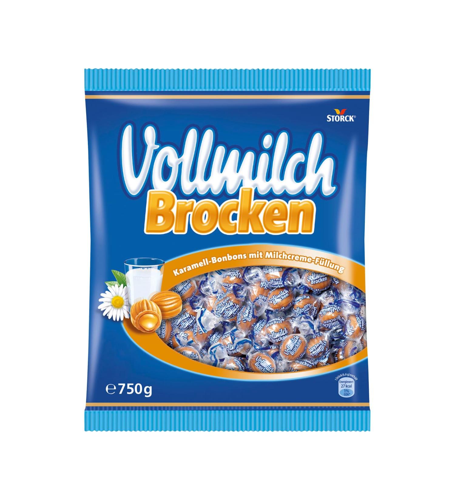 Whole Milk Chunks - 750g Bulk Caramel Candies with Cream Filling | International Shipping Available - Buy Online on SooperMarket.com