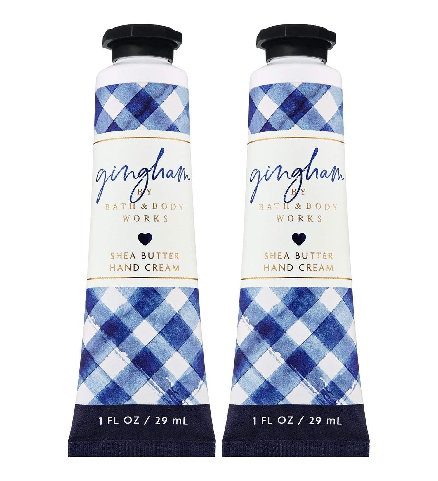 Bath and Body Works GINGHAM Shea Butter Hand Cream 1.0 Fluid Ounce 2-Pack