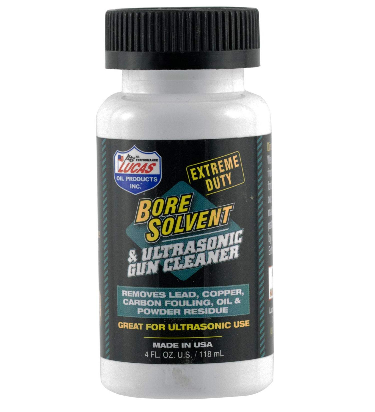 Lucas Oil Gun Cleaner - Extreme Duty Bore Solvent & Ultrasonic Cleaner - Grape Scent - 4.00 oz Bottle - Buy Online on SooperMarket.com