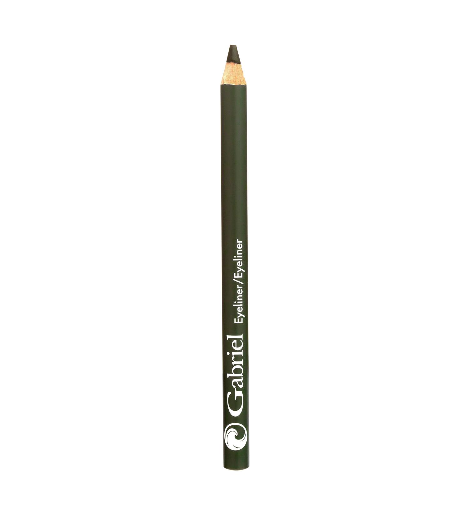 Gabriel Cosmetics Classic Eyeliner (Pine)  Natural Eye Liner  Paraben Free  Vegan  Gluten-free  Cruelty- free  Non GMO  long lasting  Infused with Jojoba Seed Oil  Super Smooth  0.04 oz.