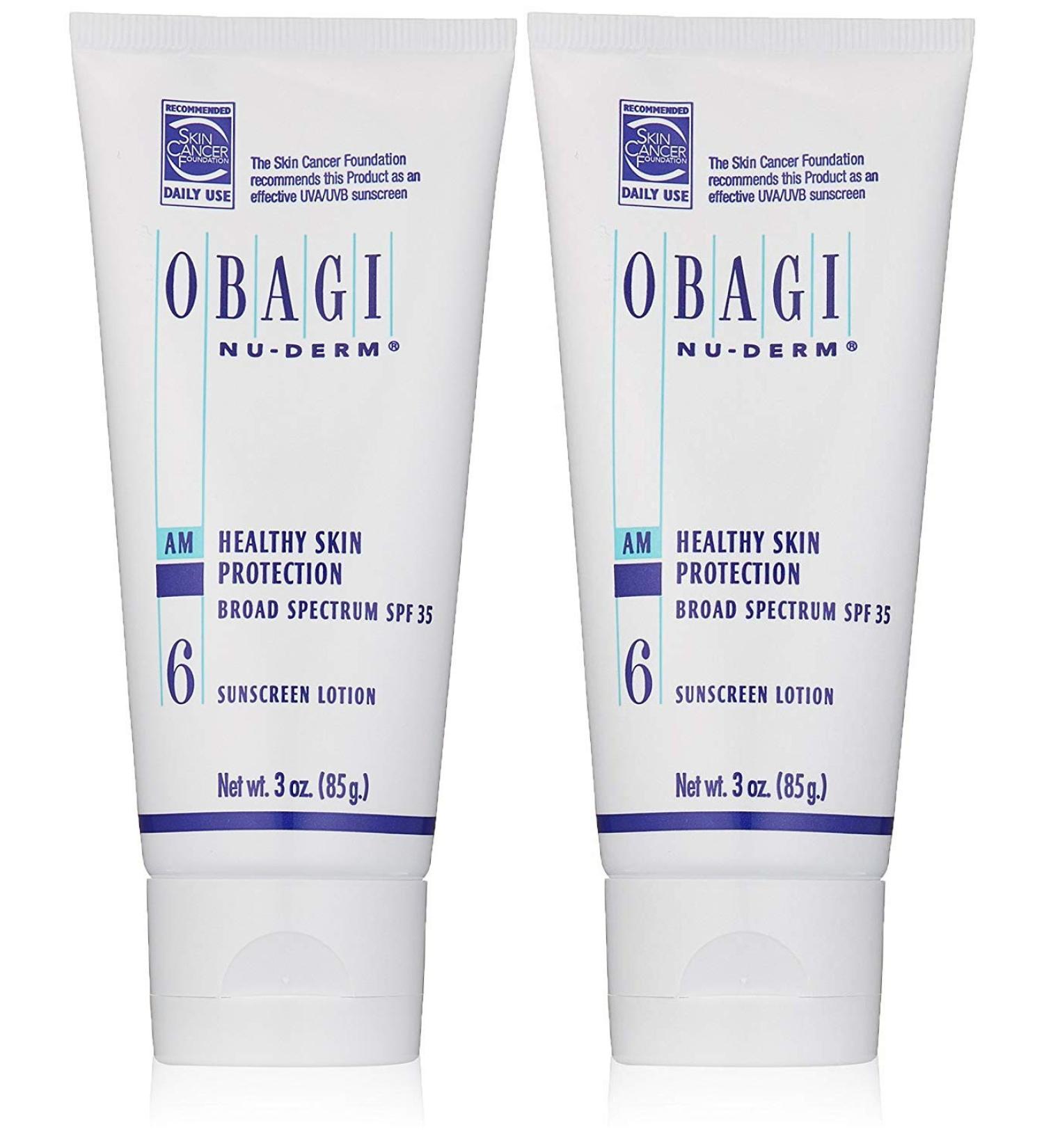 Obagi Medical Nu-Derm Healthy Skin Protection Broad Spectrum SPF 35 Sunscreen 3 oz Pack of 2