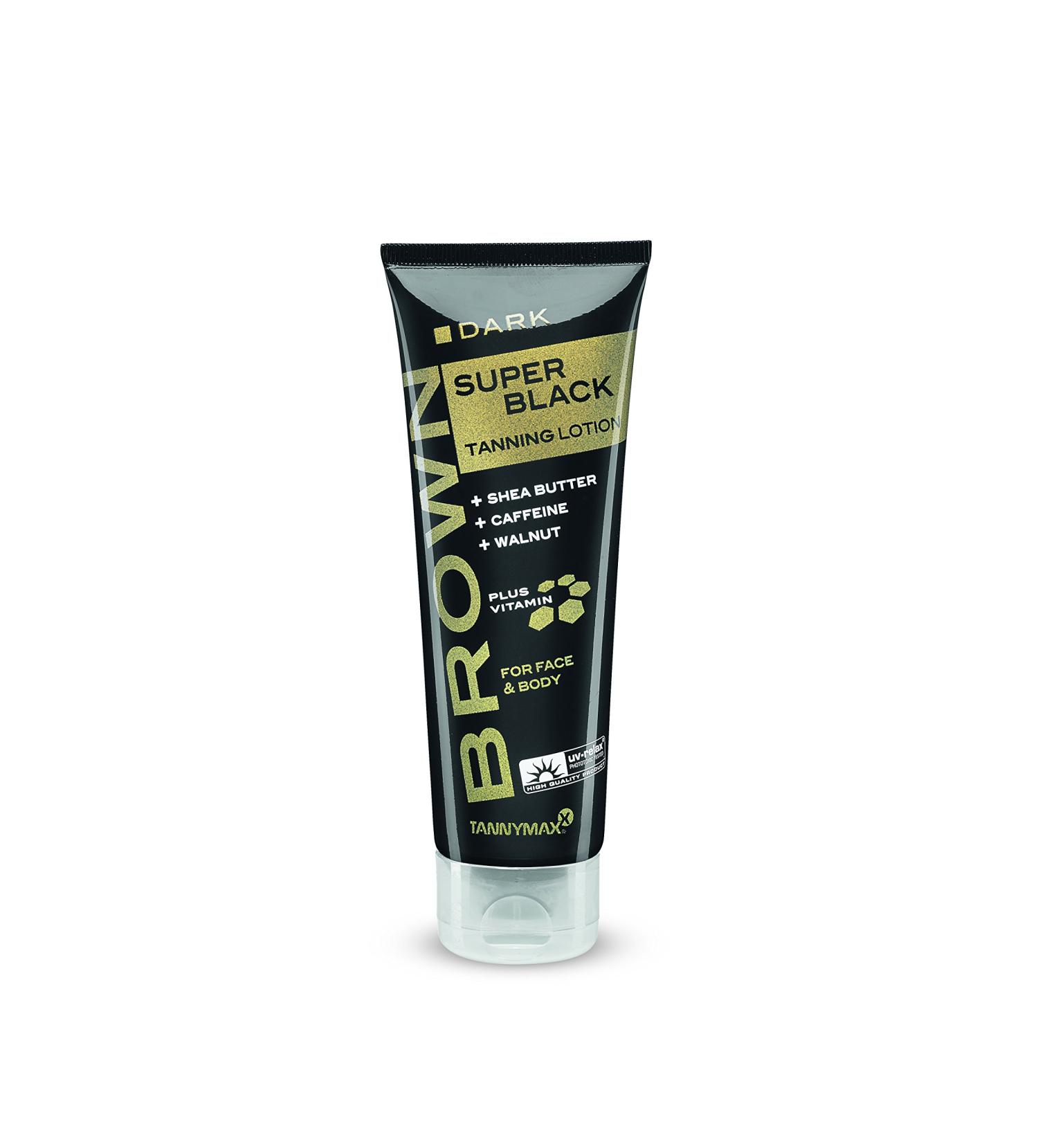 Tannymaxx Brown Super Black Tanning Lotion - 125ml | Premium Tanning Lotion for Deep Bronze Glow - International Shipping Available - Buy Online on SooperMarket.com