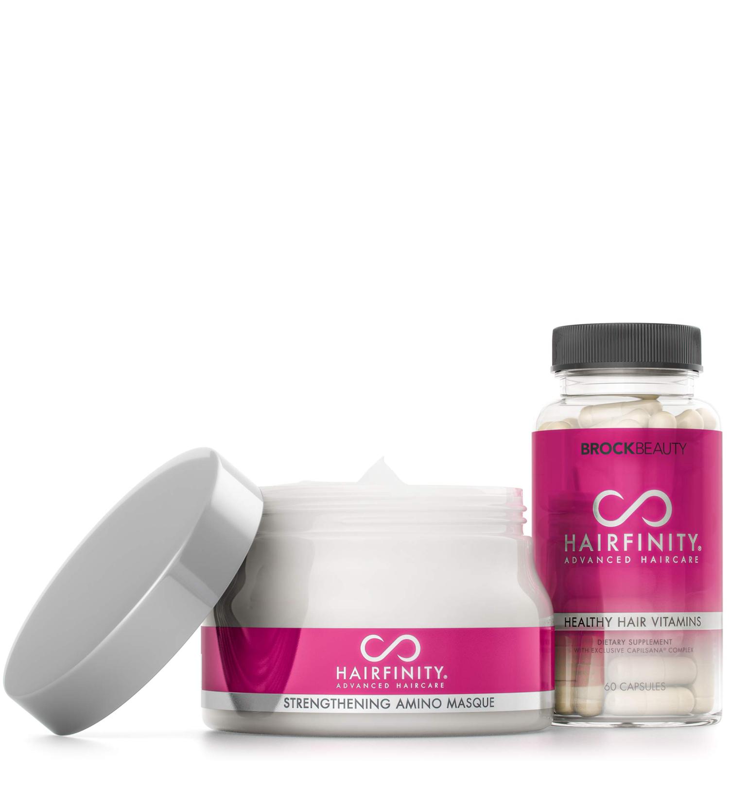Hairfinity Hair Vitamins & Amino Treatment Masque - Biotin Growth & Hydrating Mask for Dry Hair - Buy Online on SooperMarket.com