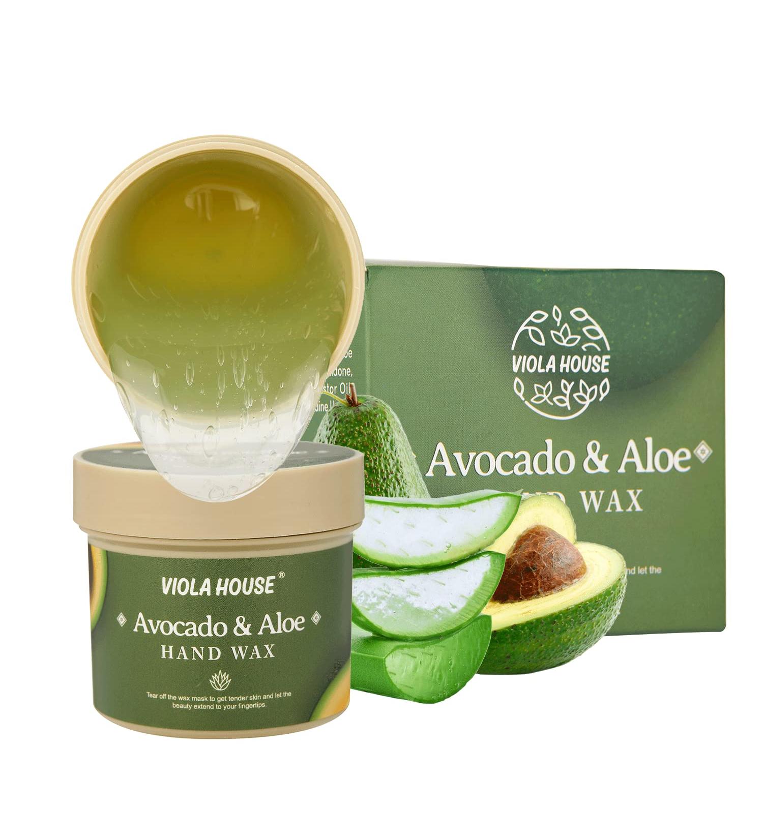 Viola House Handmask - Moisturizing & Peeling Mask for Cracked Dry Aging Hands (150g Avocado & Aloe) - Skin Repair & Brightening - Buy Online on SooperMarket.com
