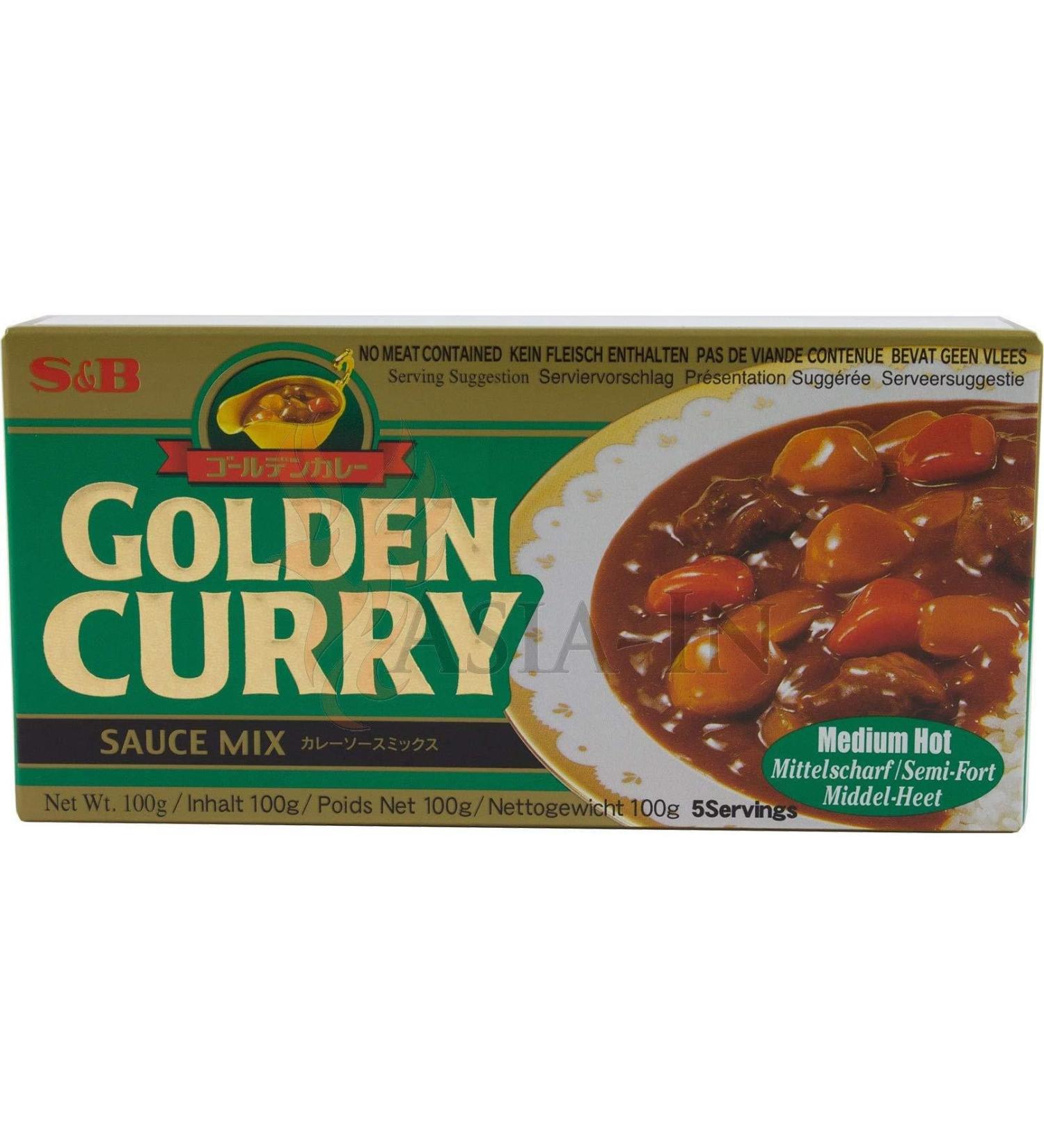S and B Golden Curry Sauce Mix 100g - Buy Online on SooperMarket.com