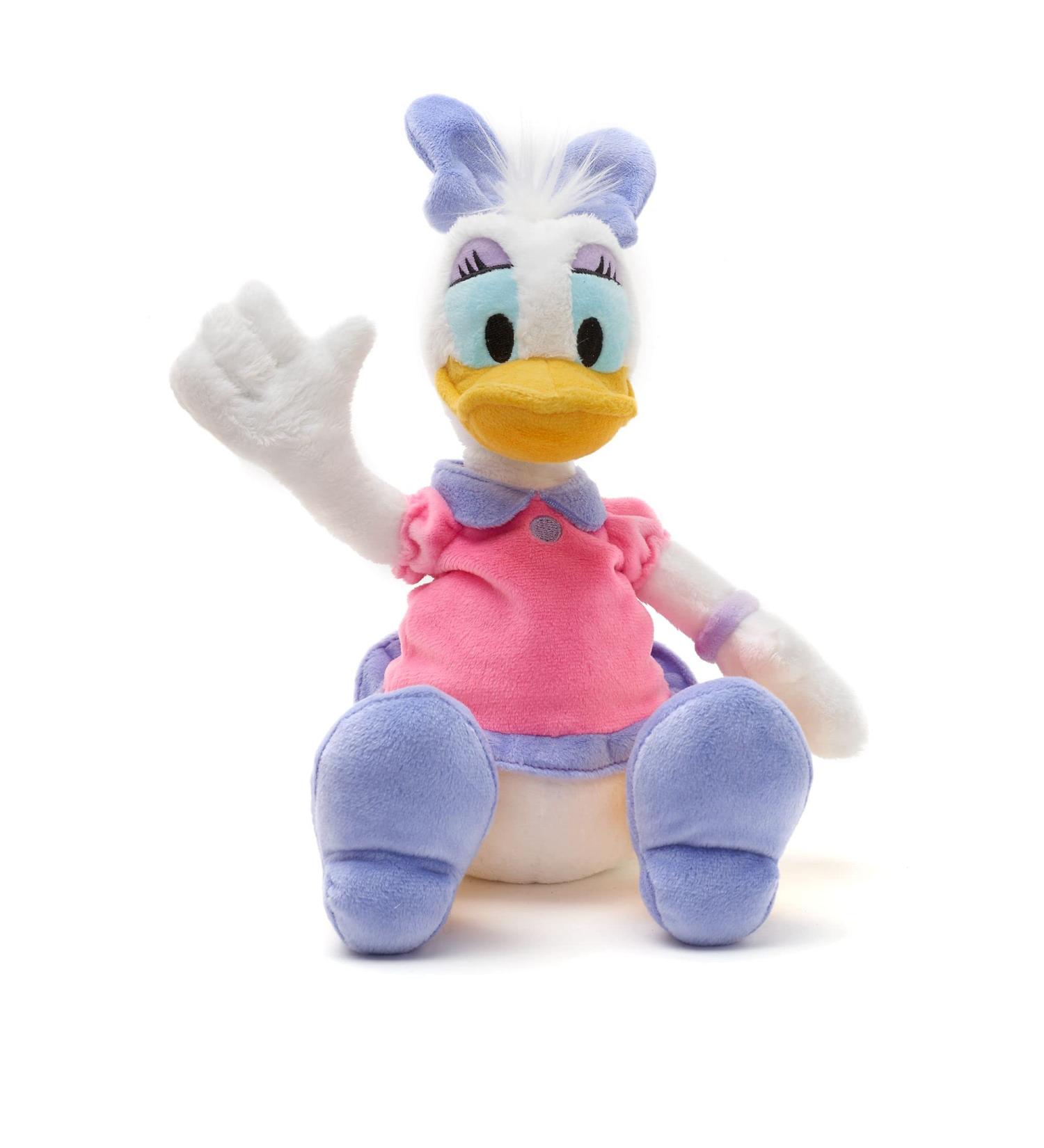 Disney Store Daisy Duck Small Soft Toy for Kids - 30cm Cuddly Character with Embroidered Details - Squishy Bean Bag Tummy - Ages 0 - Buy Online on SooperMarket.com