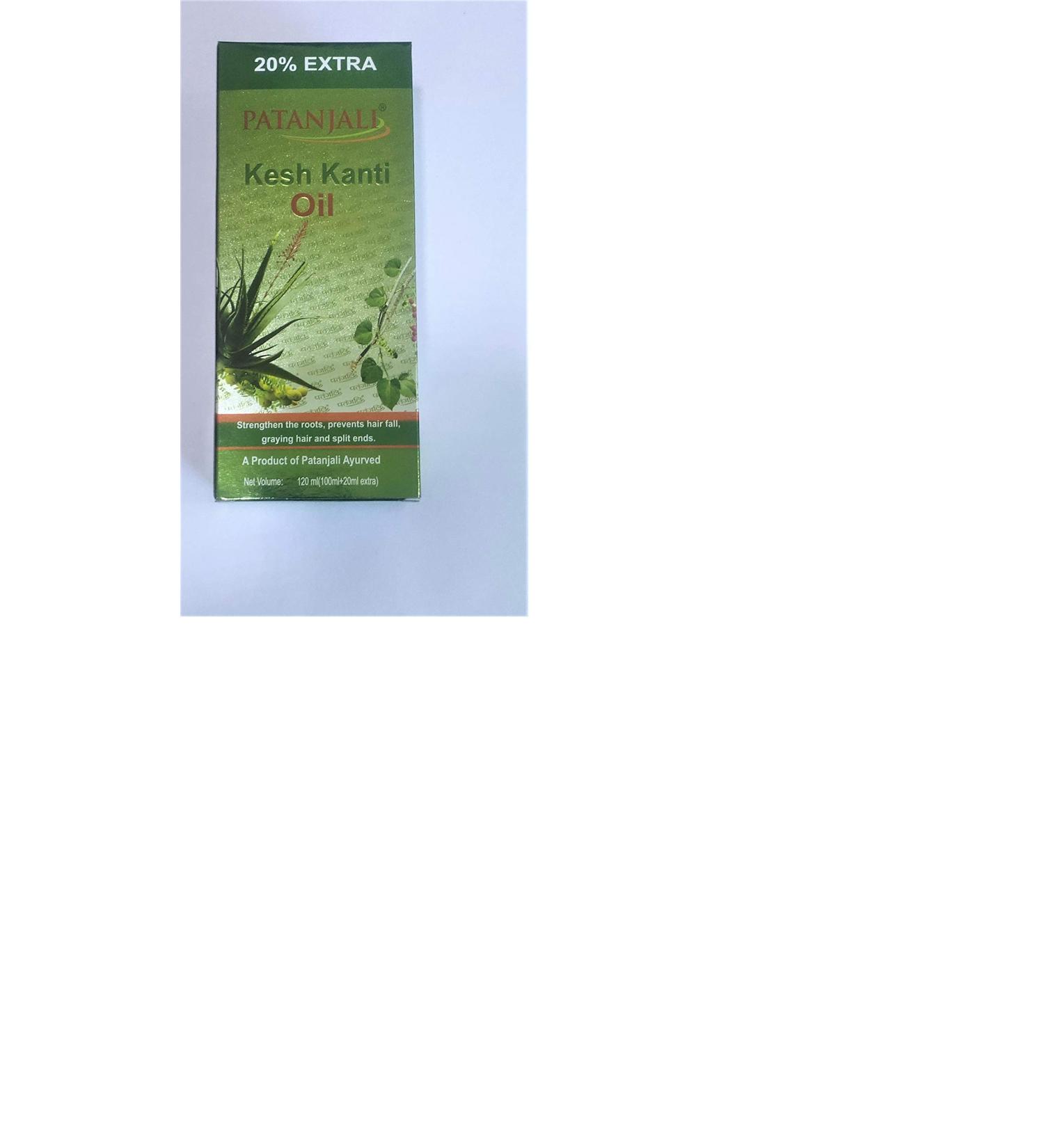 Patanjali Kesh Kanti Oil 120ml - Ayurvedic Hair Care Solution - Buy Online on SooperMarket.com