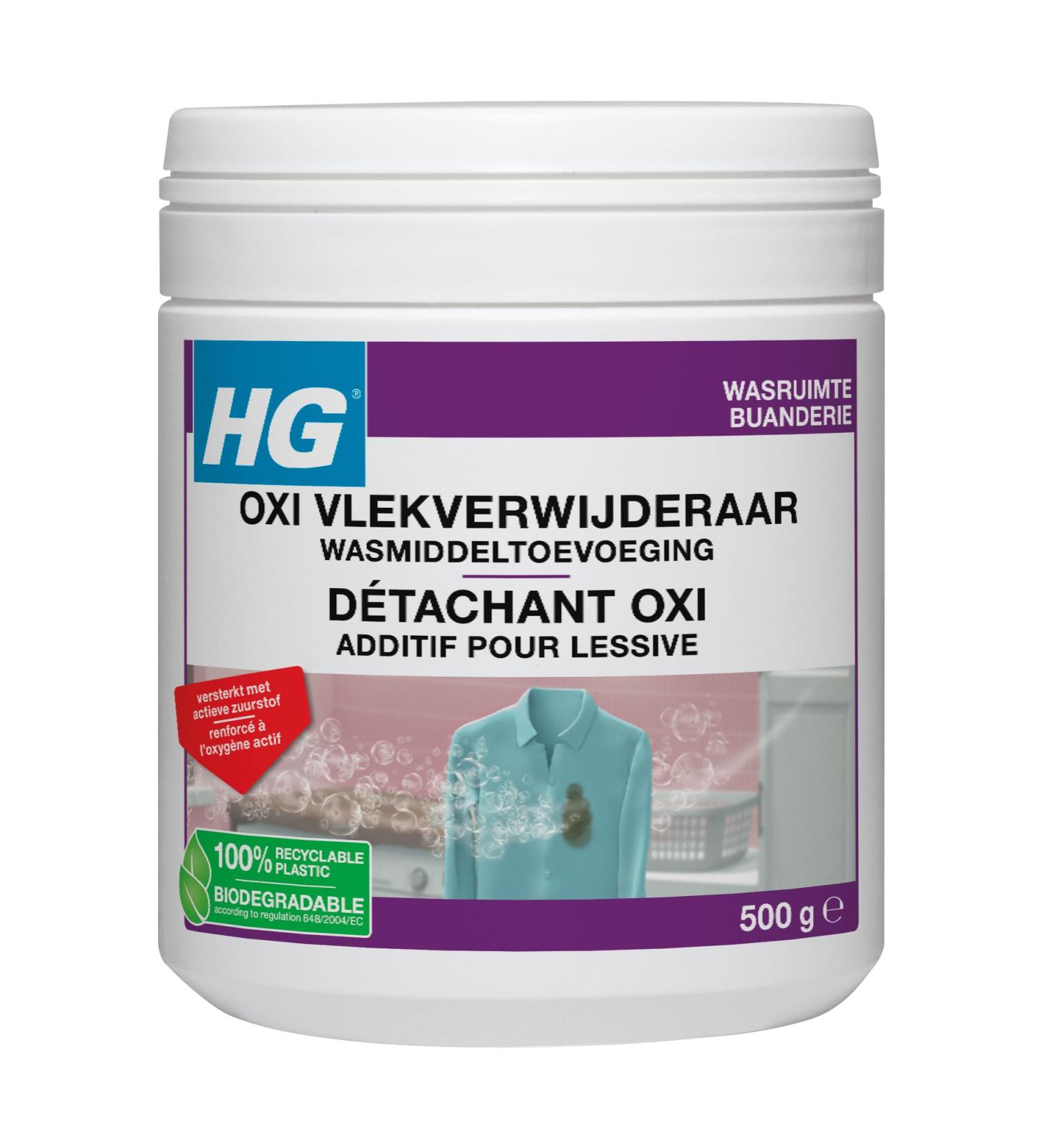 HG OXI stain remover detergent addition 0.5 kg - Buy Online on SooperMarket.com