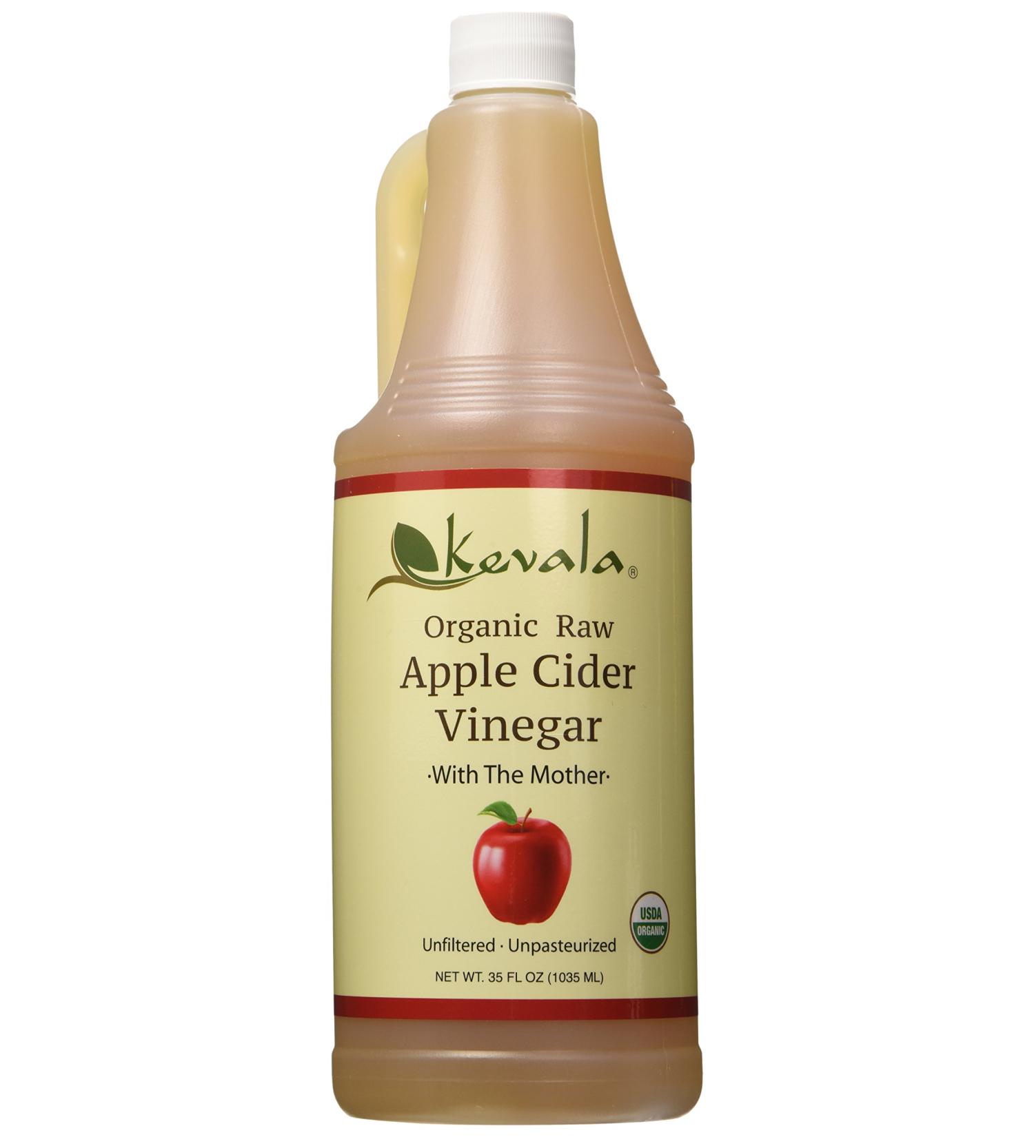 Kevala Organic Apple Cider Vinegar 35oz - Pure, Raw & Unfiltered - Buy Online on SooperMarket.com