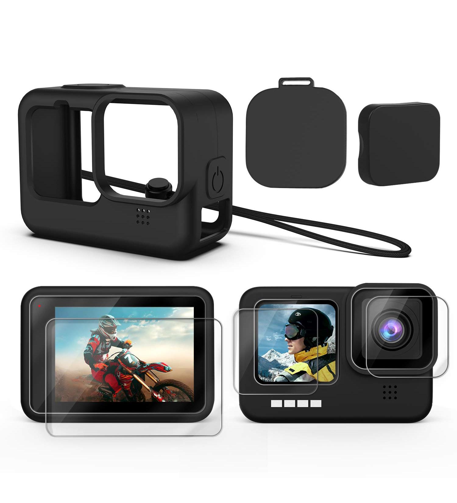 Kuptone Accessories Kit for 11 10 9 - Silicone Sleeve Case, Screen Protectors, Lens Covers - Buy Online on SooperMarket.com
