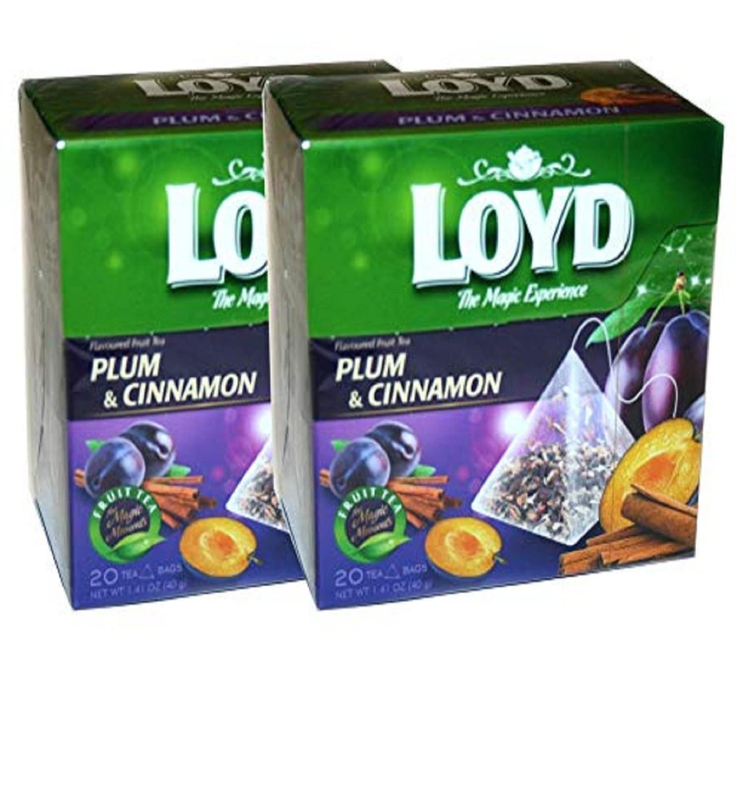 Loyd - Plum with Cinnamon 40g (Pack of 2)