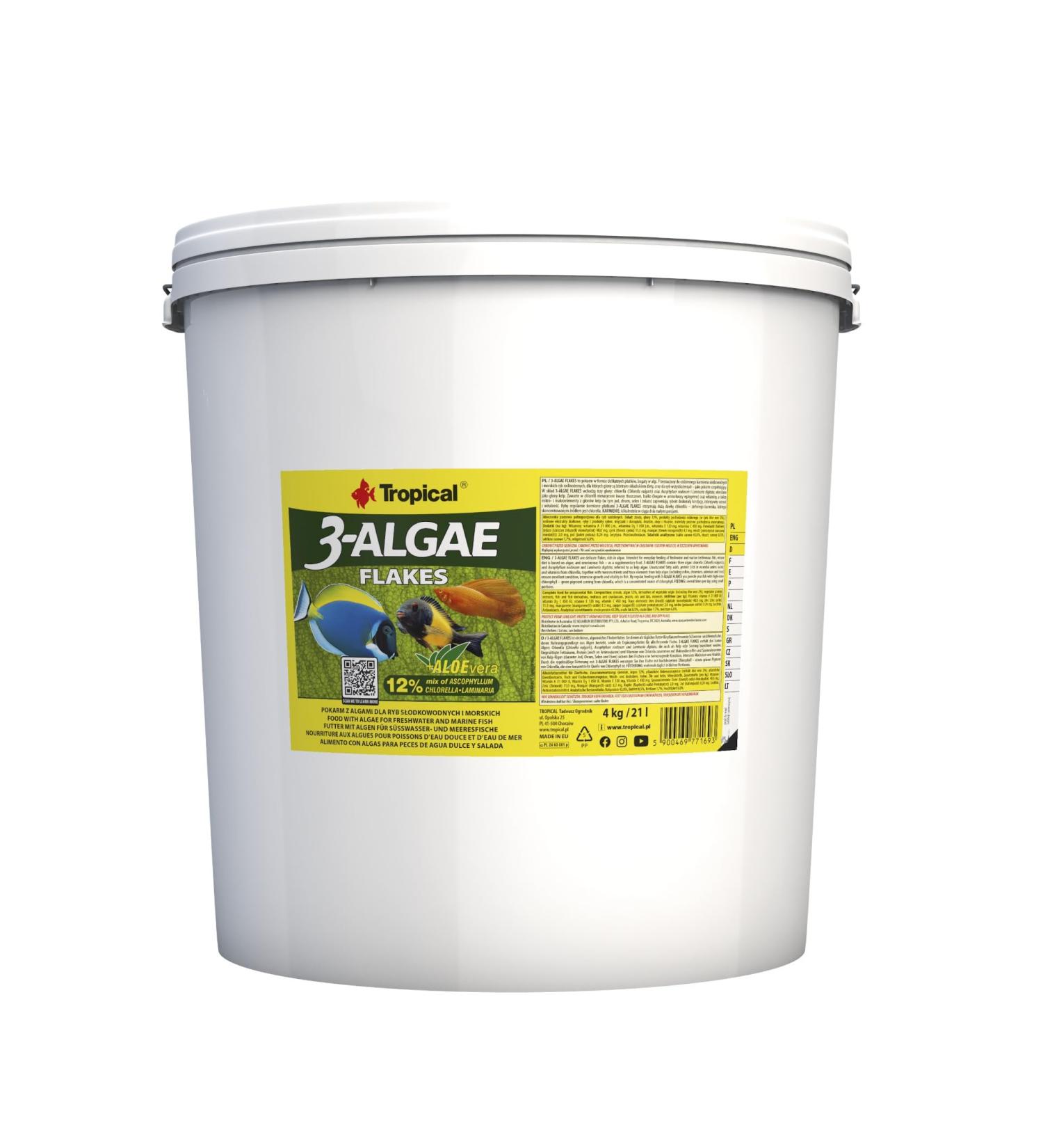 Tropical 3-Algae Flakes - 4 kg - Buy Online on SooperMarket.com