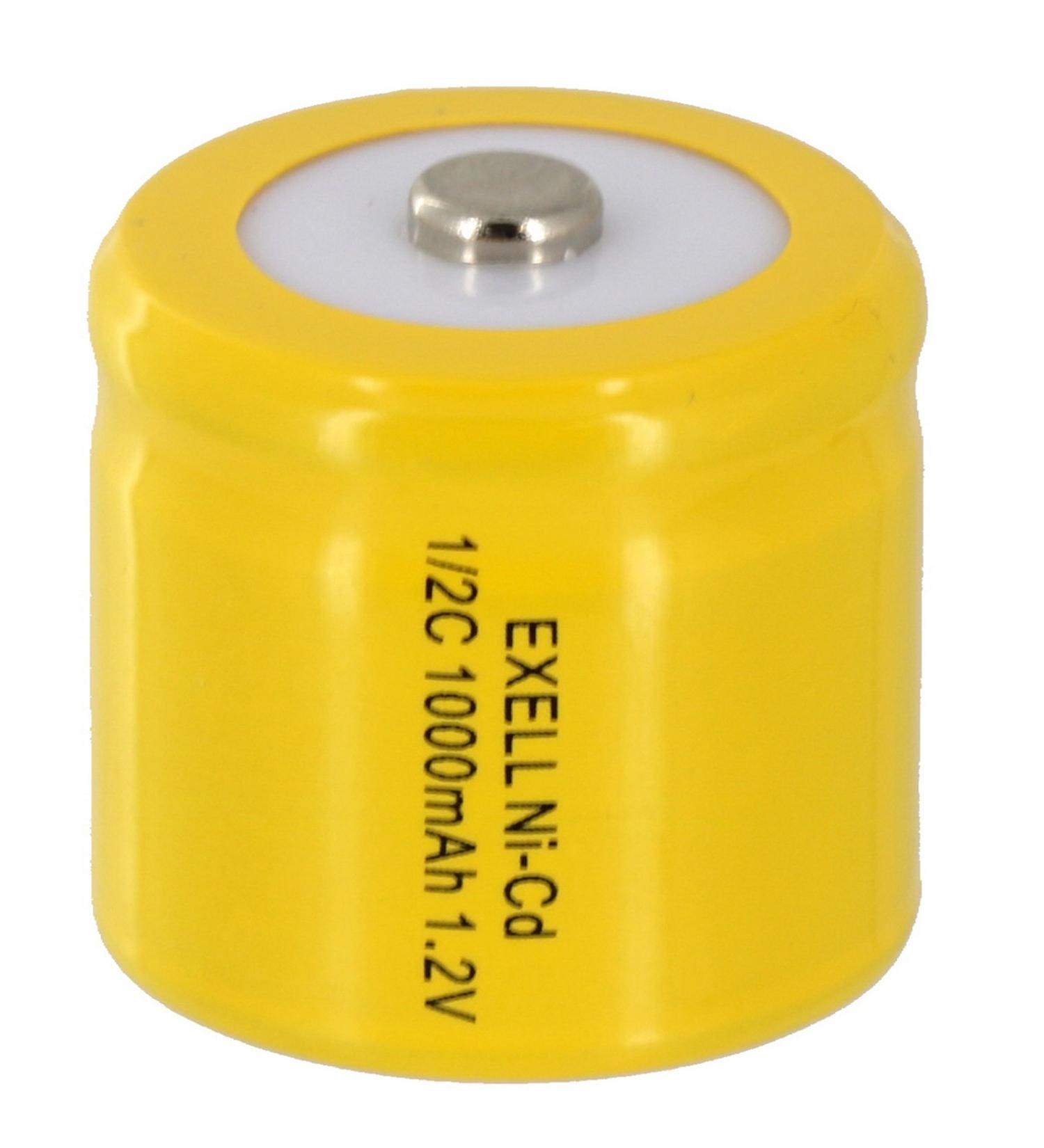 1/2C 1.2V 750mAh NiCD Rechargeable Button Top Assembly Cell Battery for meters radio controlled devices