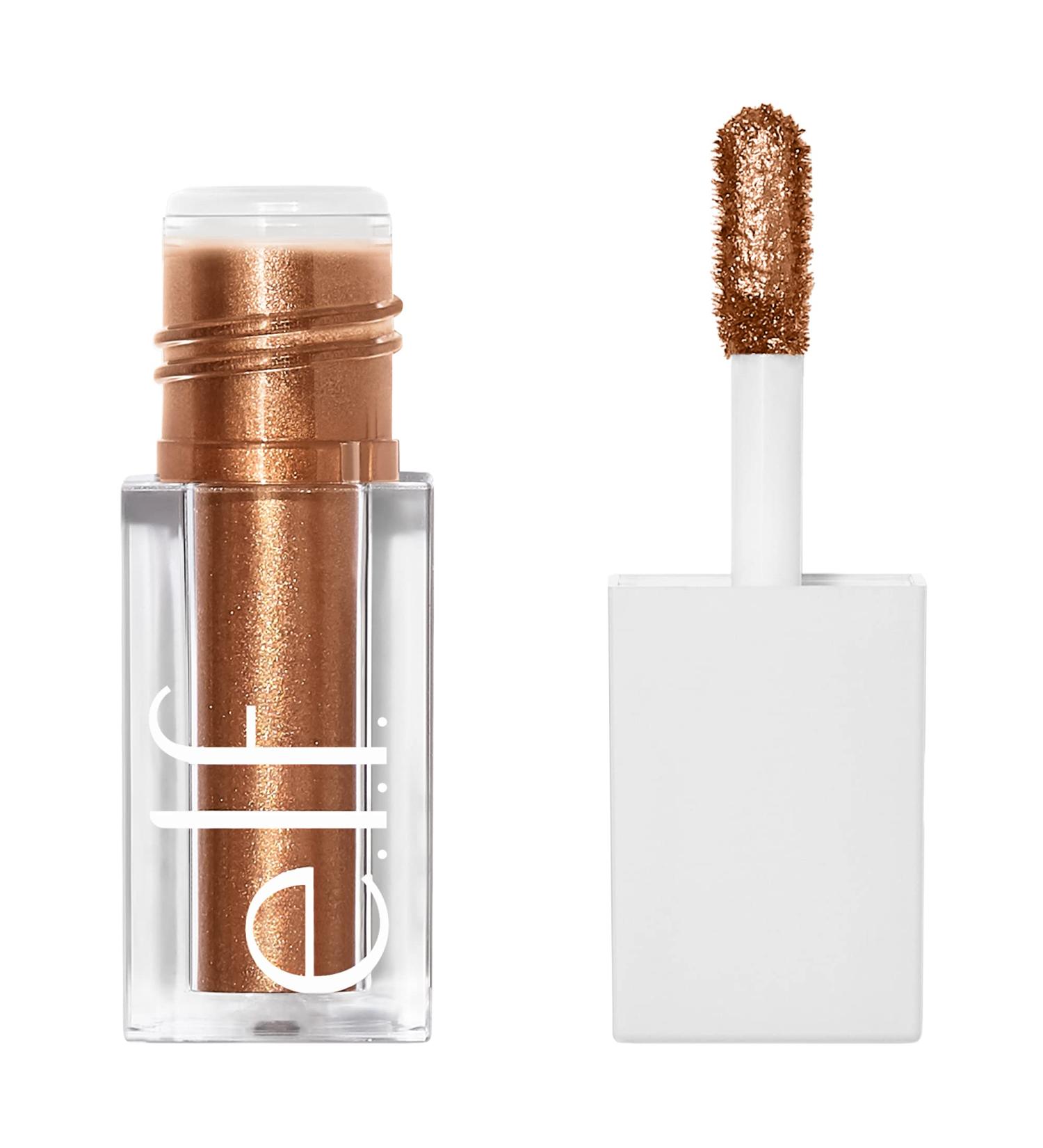 e.l.f. Liquid Metallic Eyeshadow Meteor 0.10 Fl Oz - Long-Lasting Shimmer | Single Pack - Buy Online on SooperMarket.com