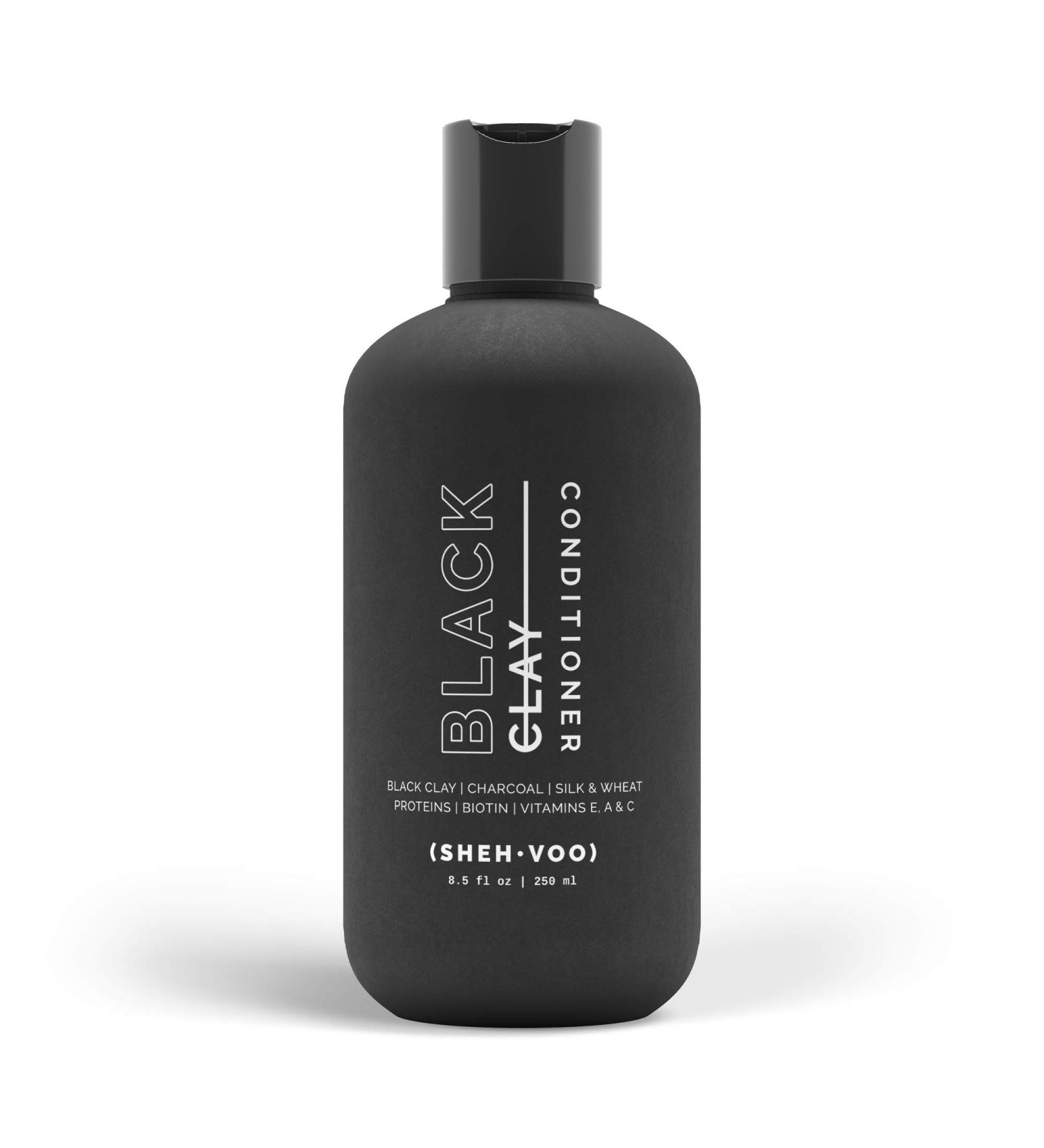 Buy SHEH•VOO Black Clay Conditioner - Nourishing Hair Care for All Hair Types - International Shipping Available - Buy Online on SooperMarket.com