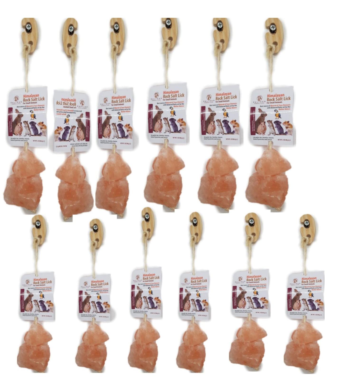 Himalayan Rock Salt Lick For Small Animal/Pet Licks Hanging -86gram- 2 cube salt(PACK OF 12) - Buy Online on SooperMarket.com