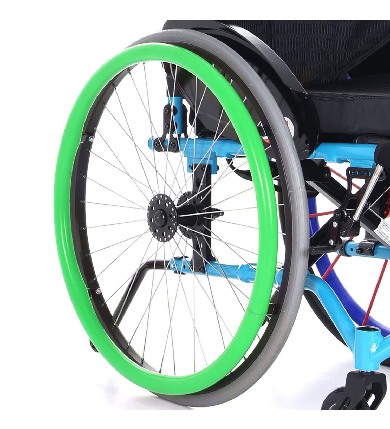 Wheelchair Wheel Covers Wheelchair Push Rim Covers Wheelchair Push Rim Covers Non-Slip Wear-Resistant Hand Push Cover Improve Grip and Traction(Green 22 inches) 22 inches Green - Buy Online on SooperMarket.com
