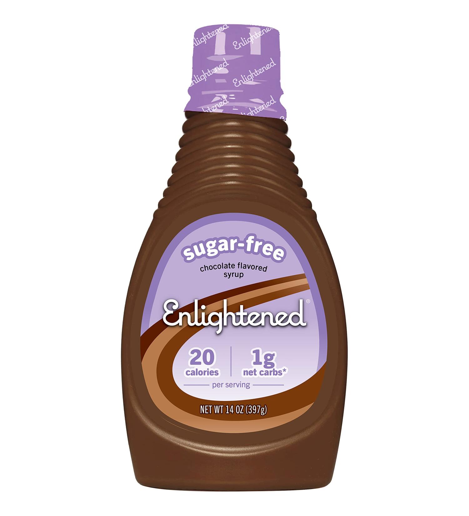 Enlightened Sugar Free Chocolate Syrup - 14 Fl Oz (1 Pack) - Buy Online on SooperMarket.com