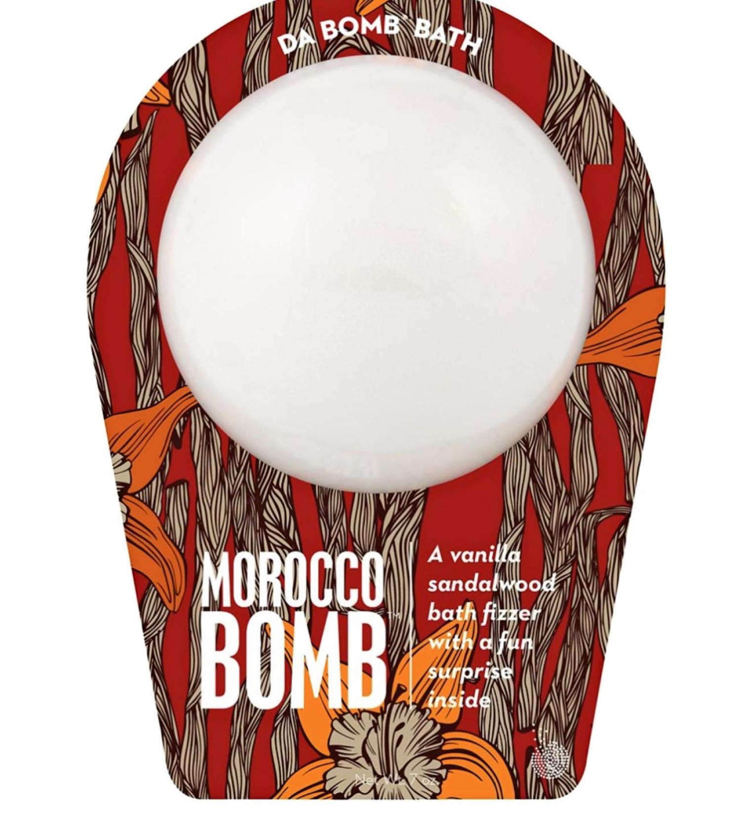 DA BOMB Morocco Bath Bomb  7oz  New Blue Color!