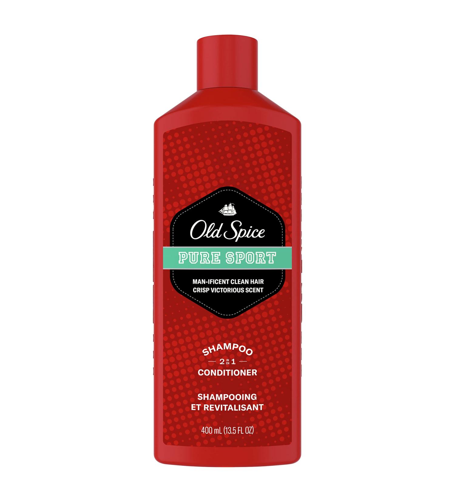 Old Spice Pure Sport 2in1 Shampoo and Conditioner for Men  13.5 fl oz  5.449 Fl oz