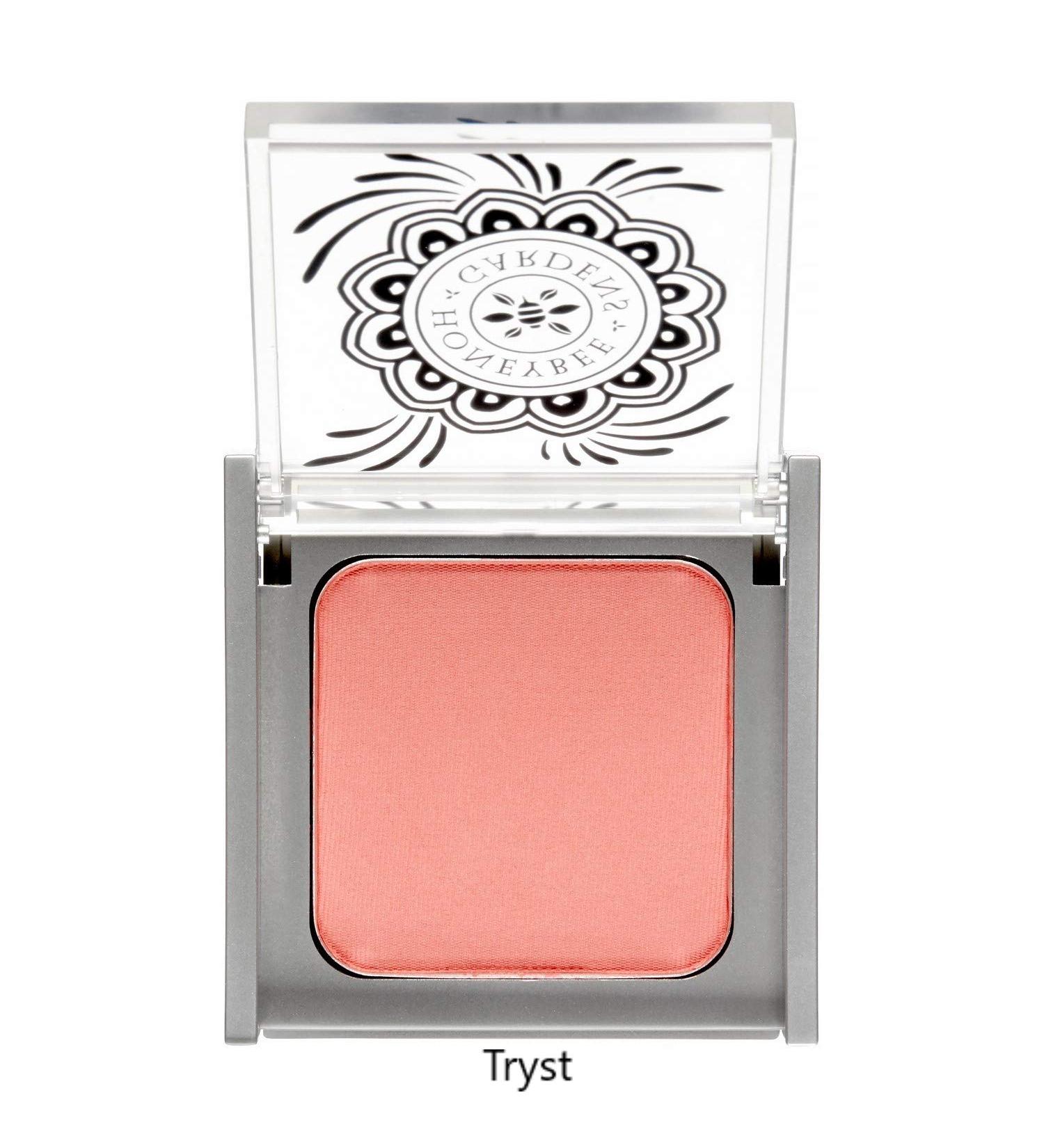 Honeybee Gardens Long-Wearing Complexion Perfecting Blush in Tryst - 8.5g (Deep Rose) | Vegan, Cruelty-Free, Gluten-Free - Buy Online on SooperMarket.com